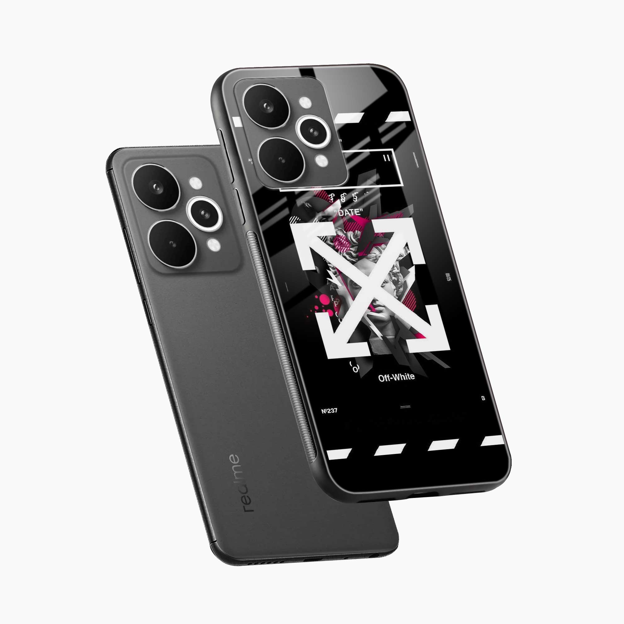 Off White Logo Realme 15 5G Back Cover