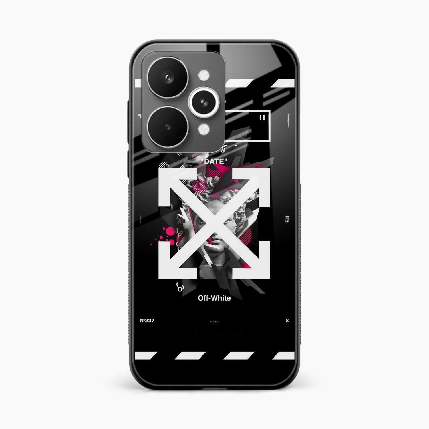 Off White Logo Realme 15 Pro 5G Back Cover