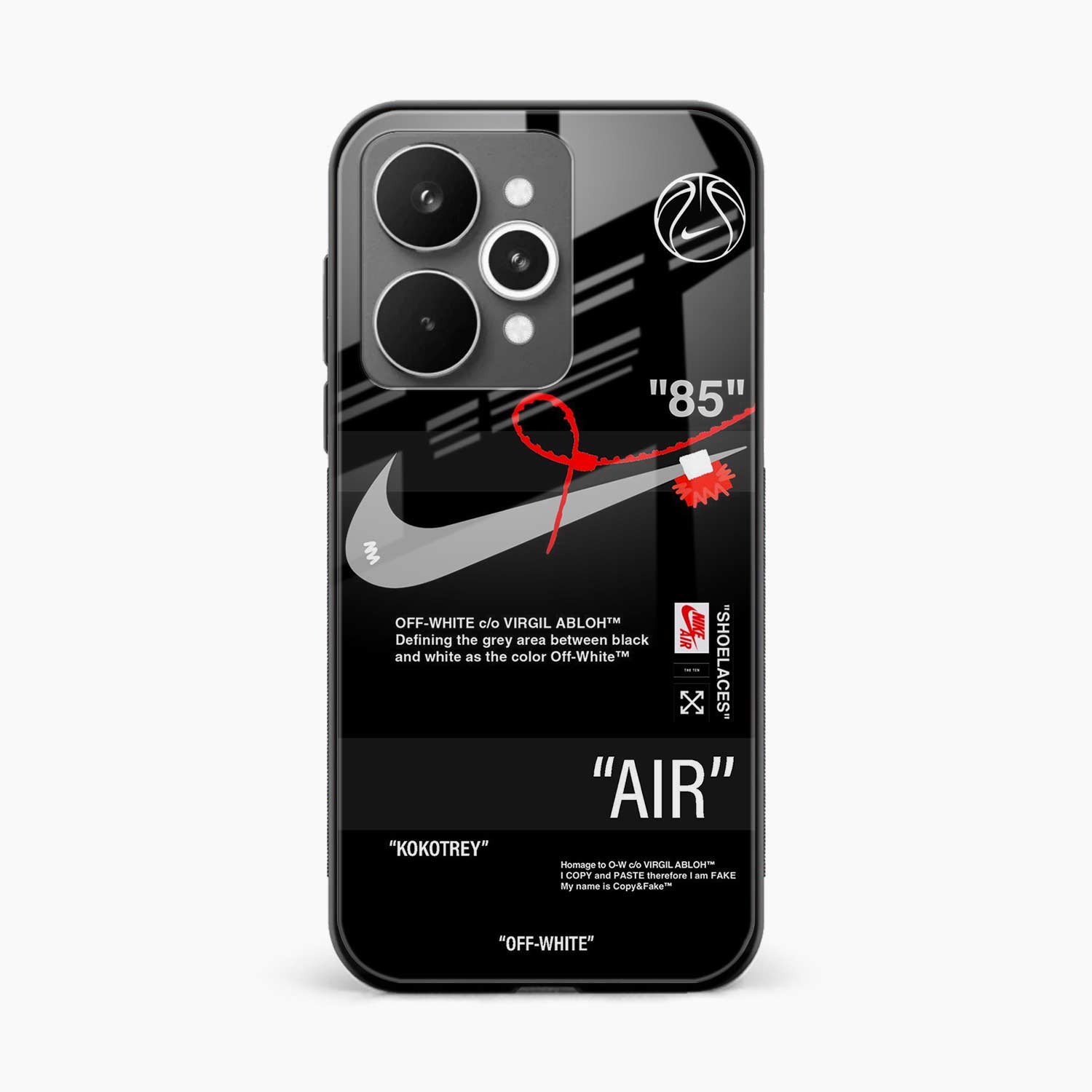 Off White Realme 15 5G Back Cover