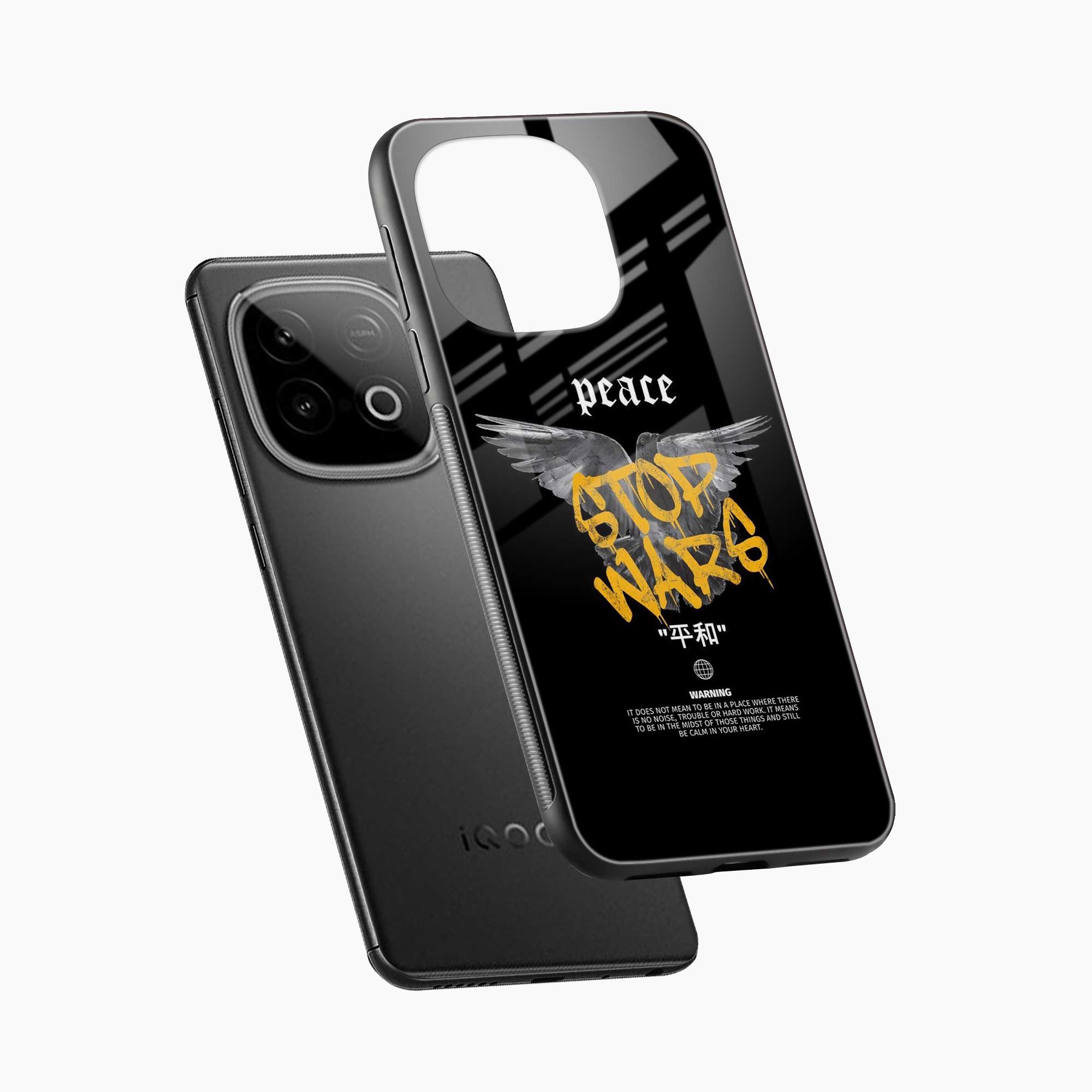 Peace Stop Wars Iqoo Neo 10 Back Cover