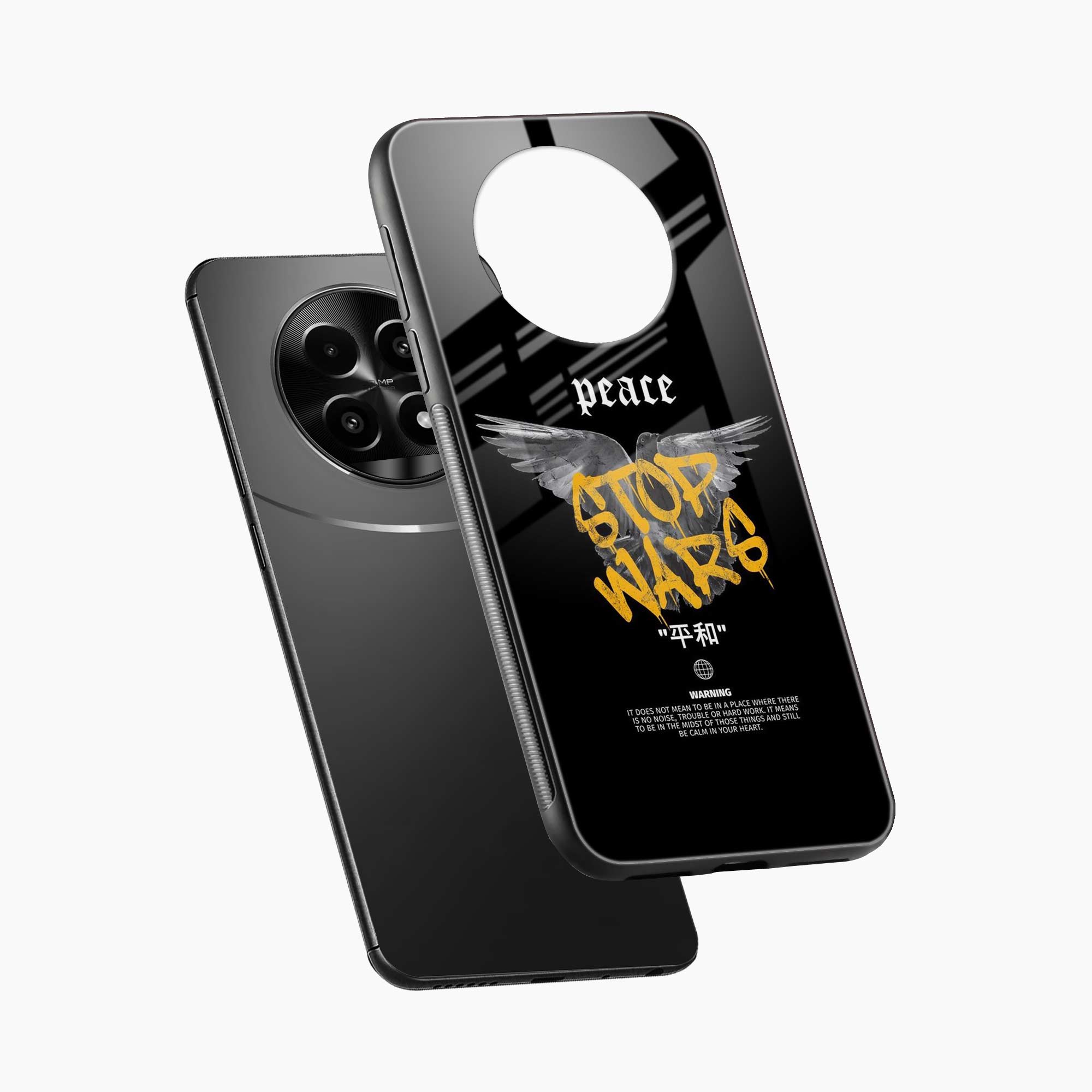 Peace Stop Wars Realme 14 Pro Lite 5G Back Cover