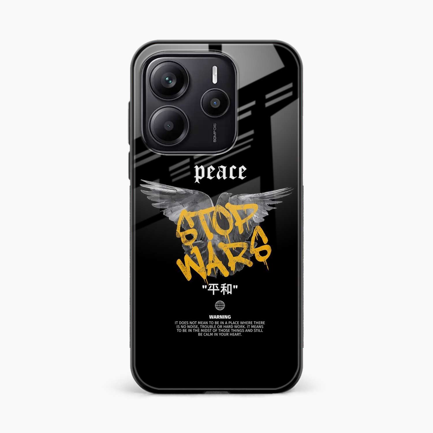 Peace Stop Wars Redmi Note 14 SE 5G Back Cover