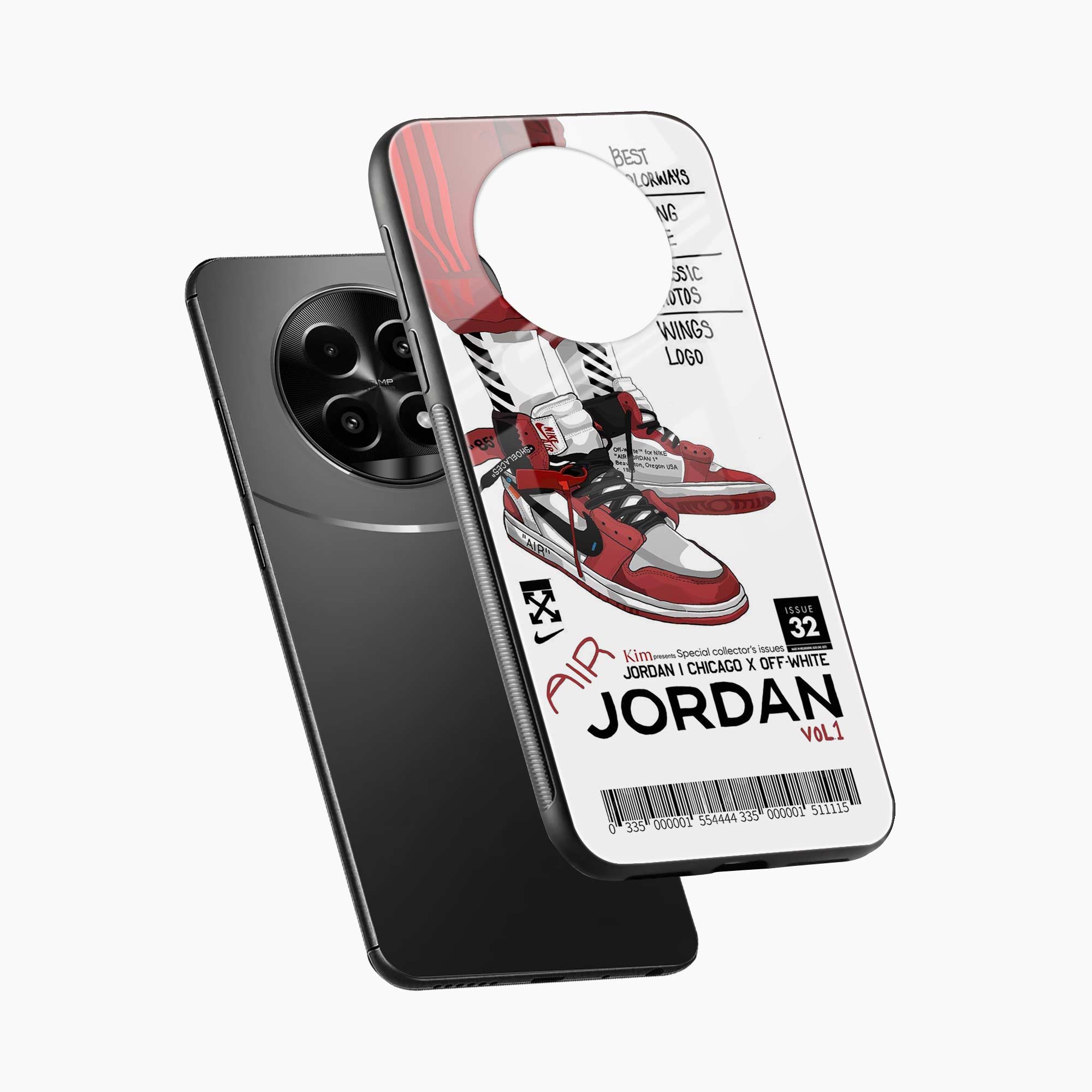 Red Sneakers Realme 14 Pro Lite 5G Back Cover