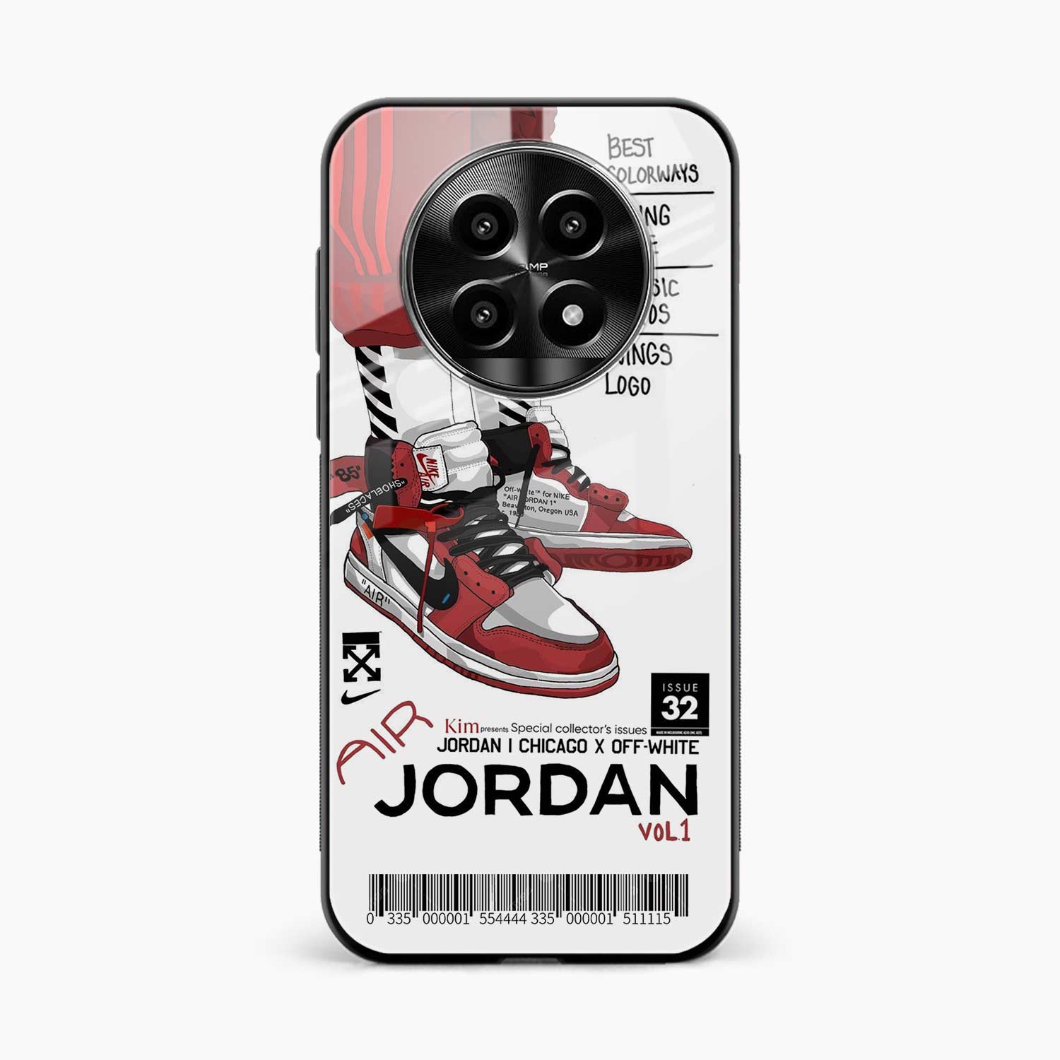 Red Sneakers Realme 14 Pro Lite 5G Back Cover