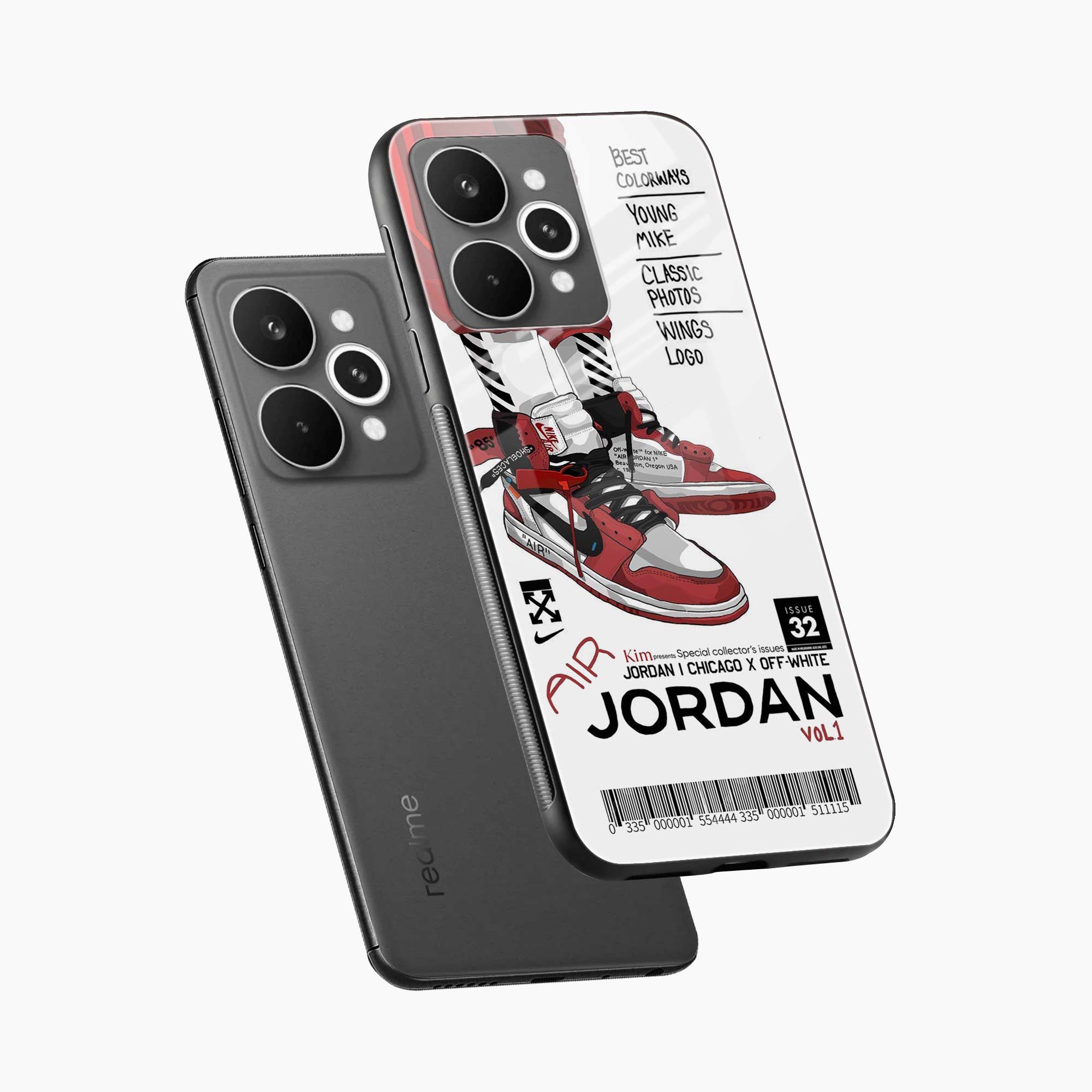 Red Sneakers Realme 15 5G Back Cover