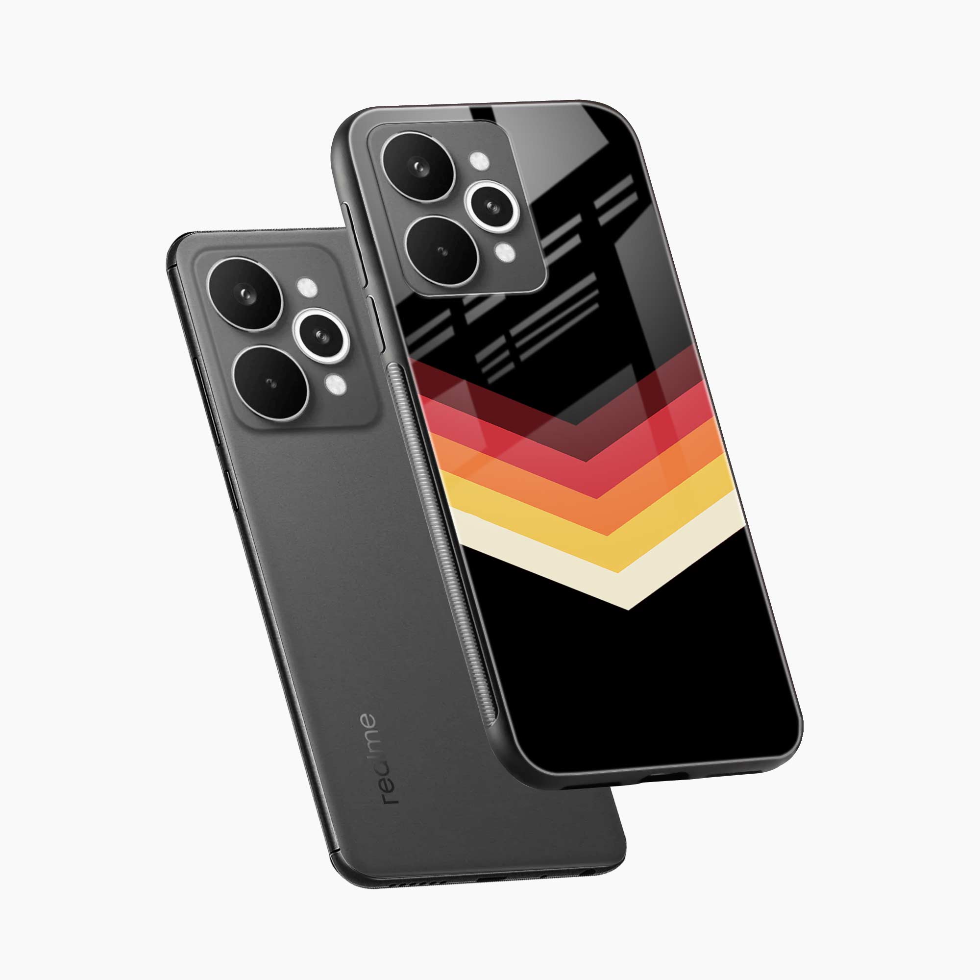 Rewind Strips Pattern Realme 15 5G Back Cover