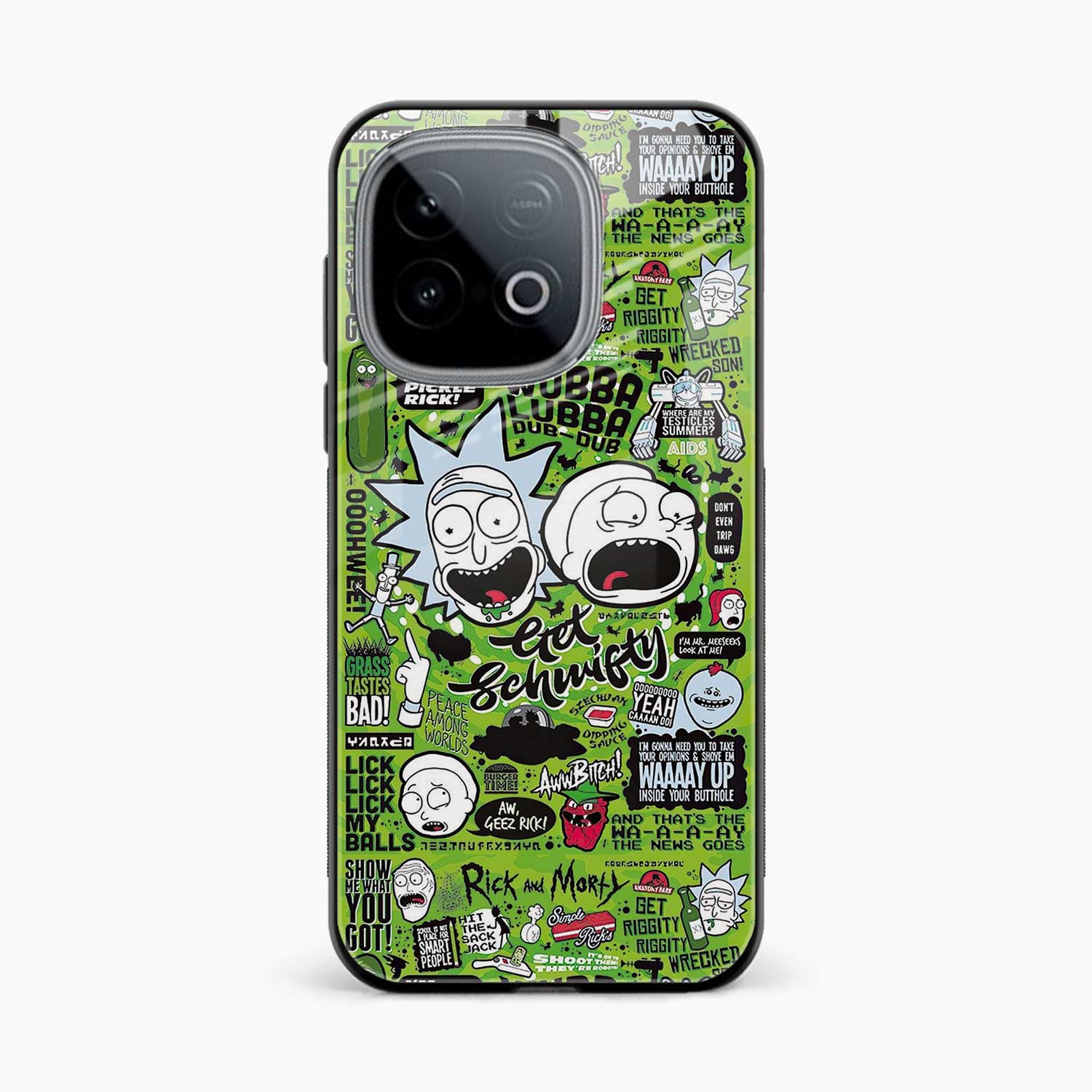 Rick And Morty Iqoo Neo 10 Back Cover