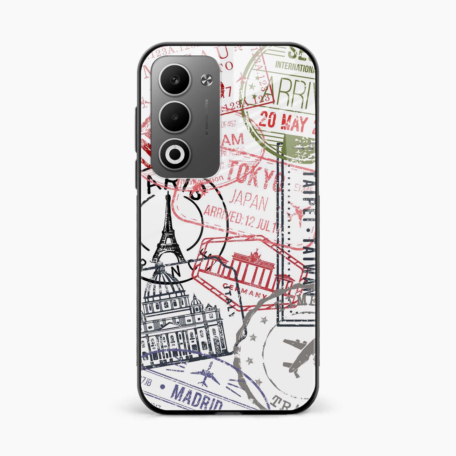 Stamp Oppo A5 5G Back Cover