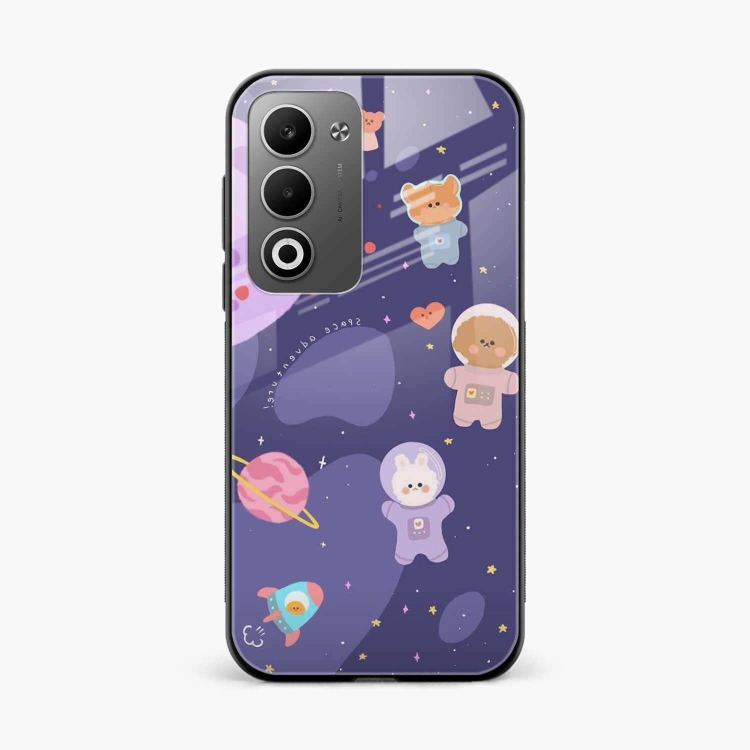 Teddy Space Oppo A5 5G Back Cover