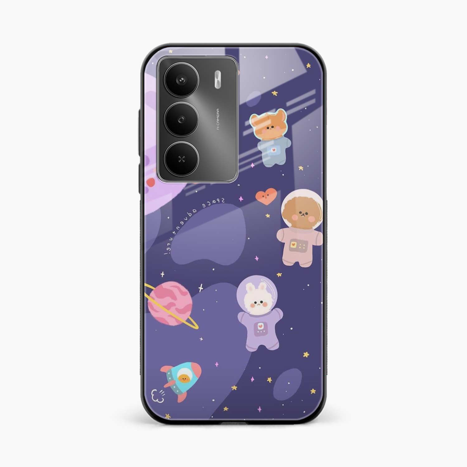 Teddy Space Realme C75 5G Back Cover