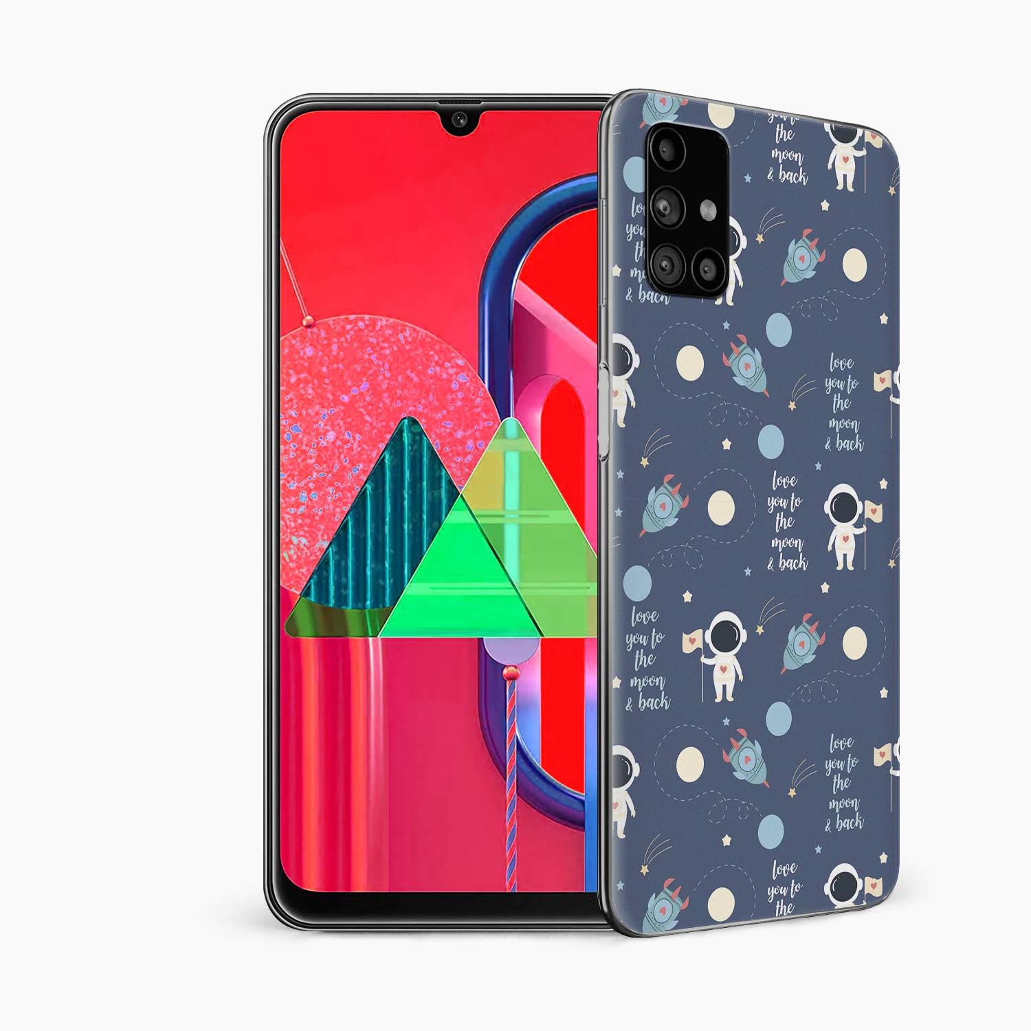 Astronaut In Love Samsung M31s Skin Wrap