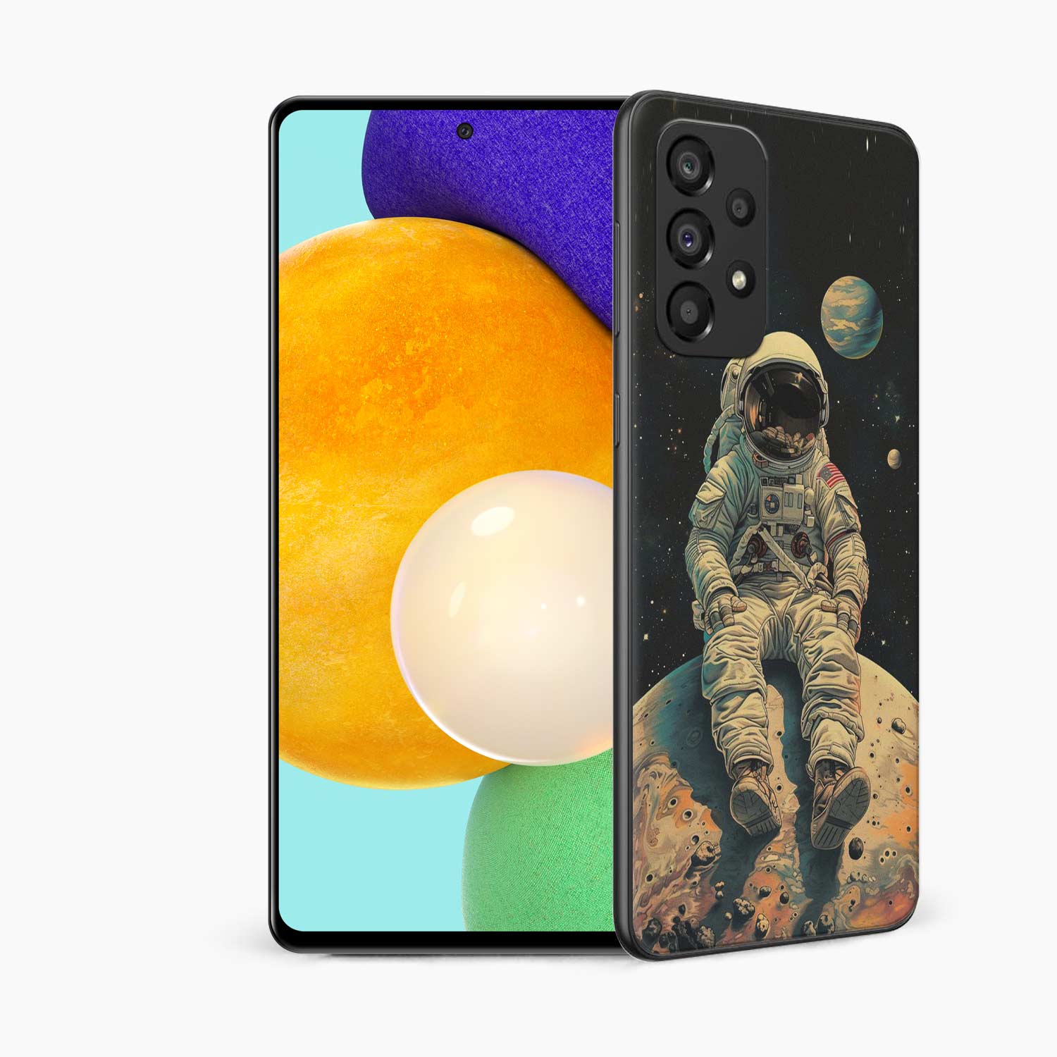 Astronaut In Space Samsung A52 Skin Wrap