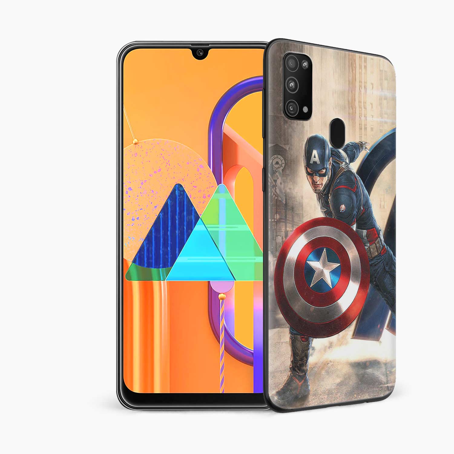 Captain America Samsung M31 Skin Wrap