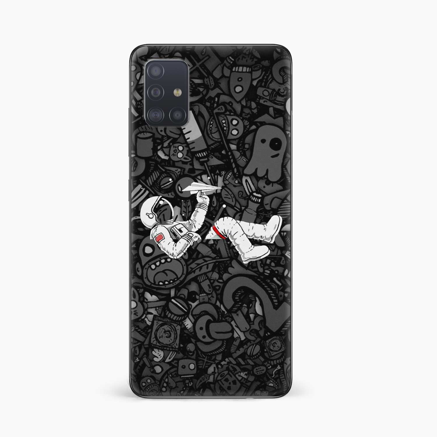 Classy Astronaut Samsung M51 Skin Wrap