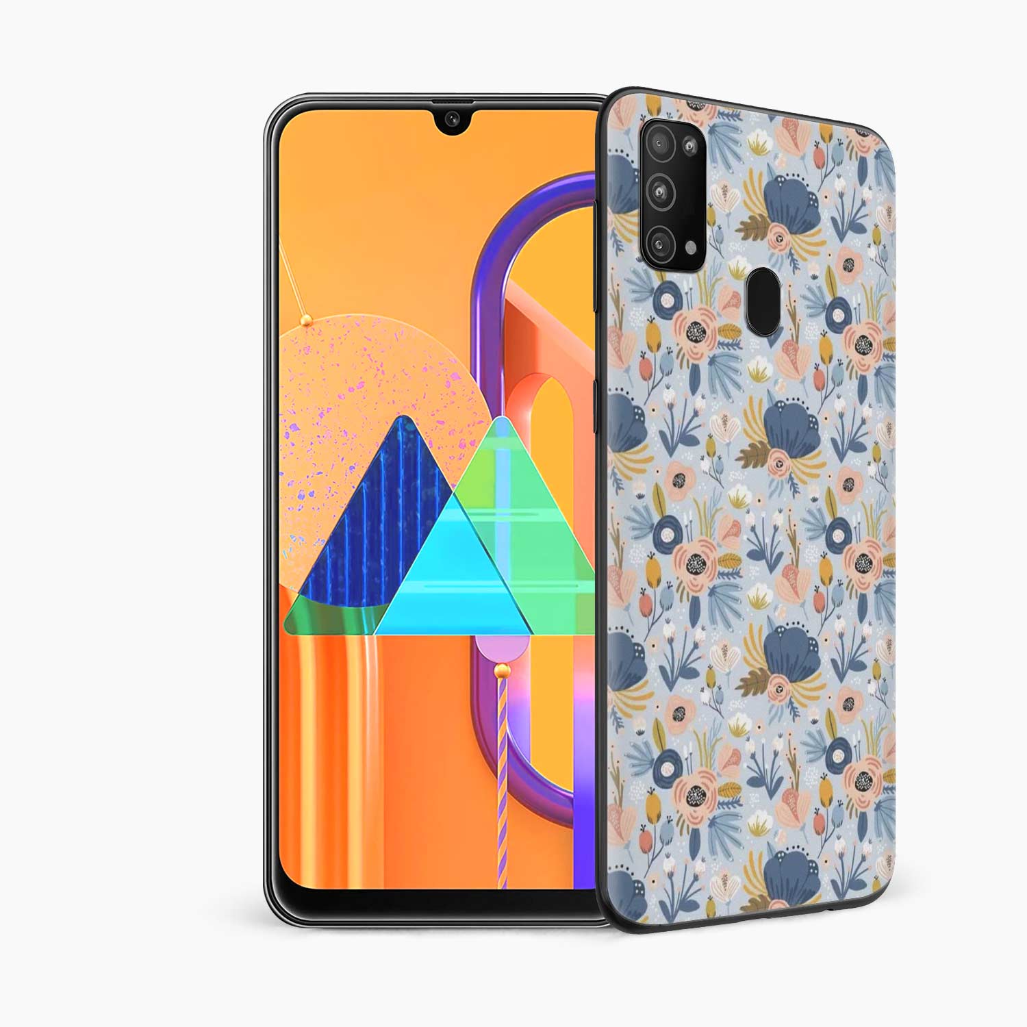 Floral Pattern Samsung M31 Skin Wrap