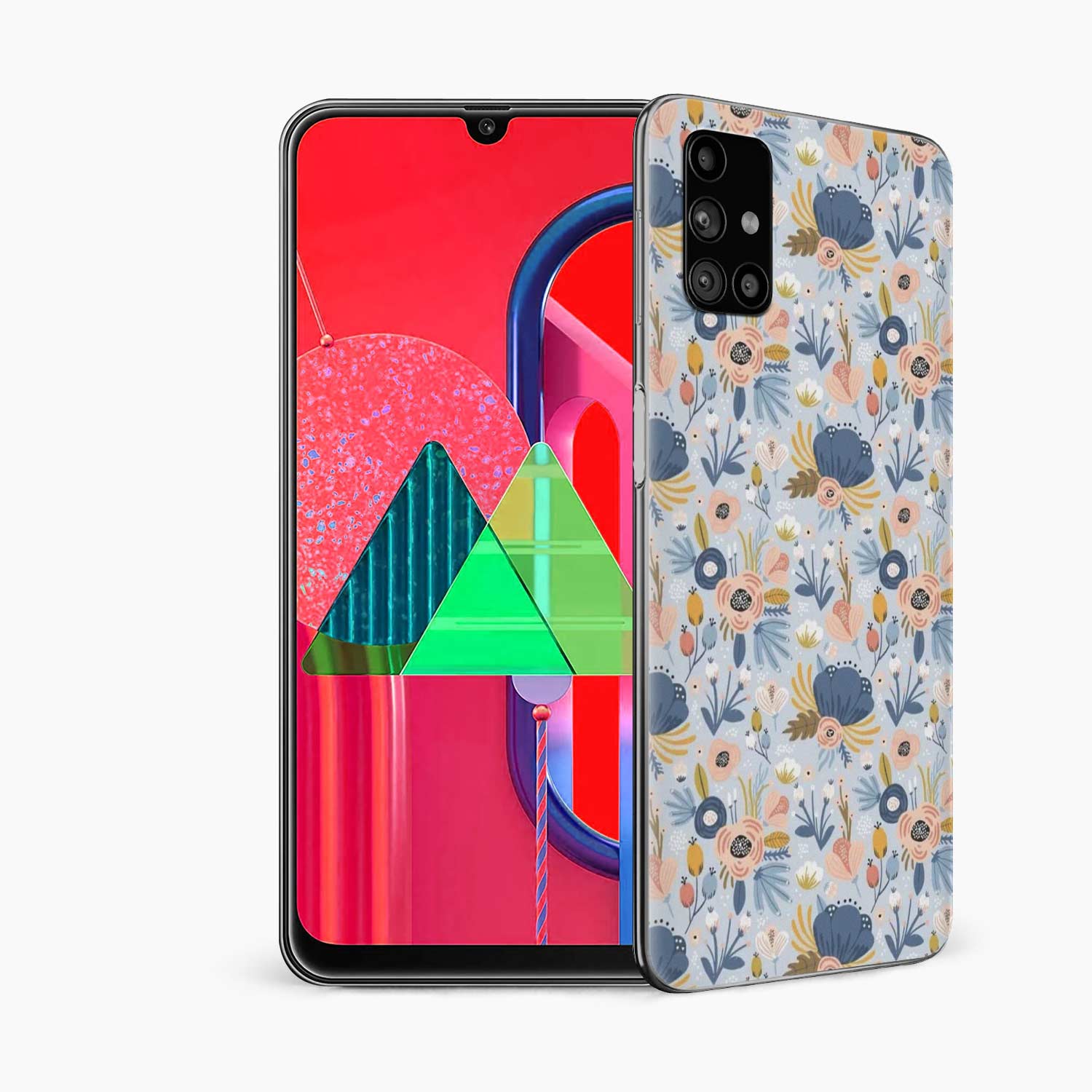 Floral Pattern Samsung M31s Skin Wrap
