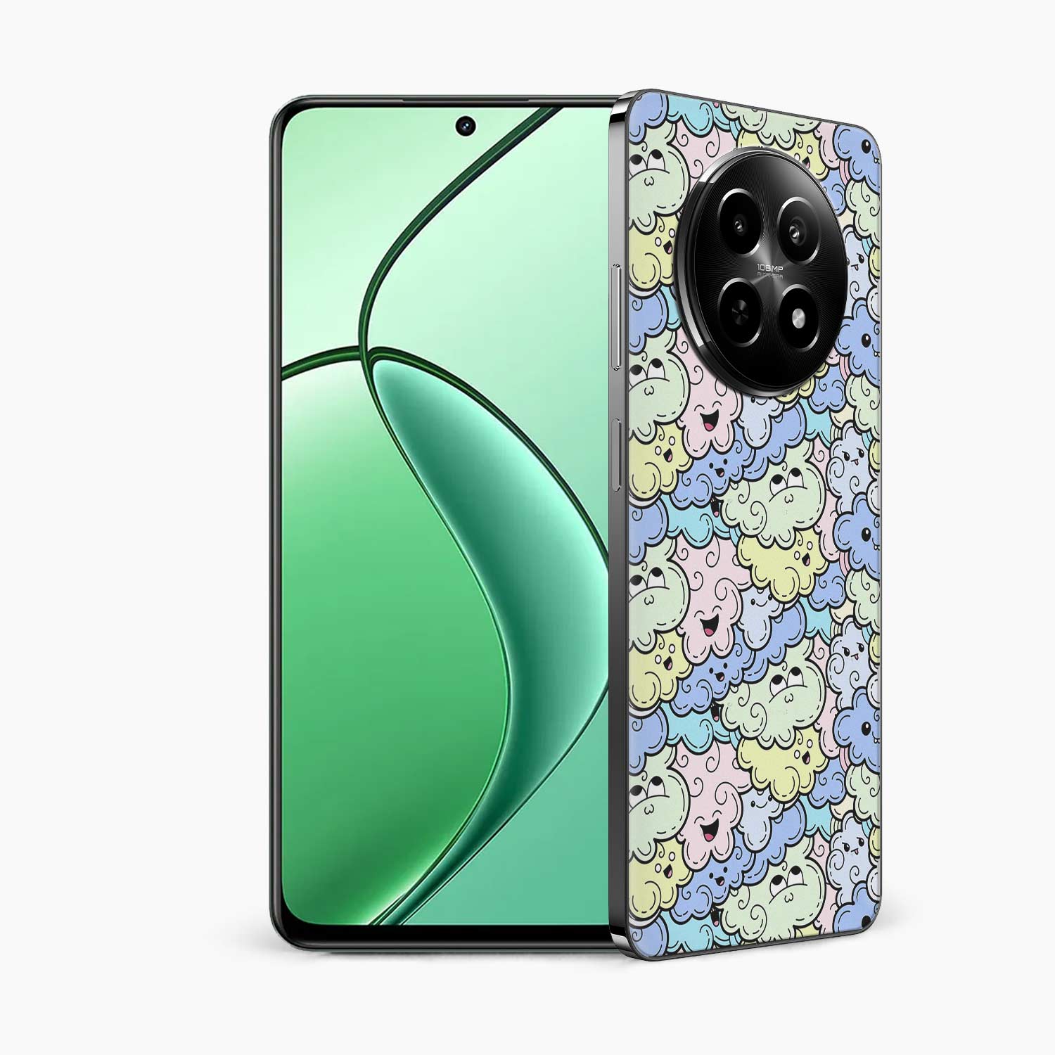 Happy Cloud Realme Narzo 70x 5G Skin Wrap