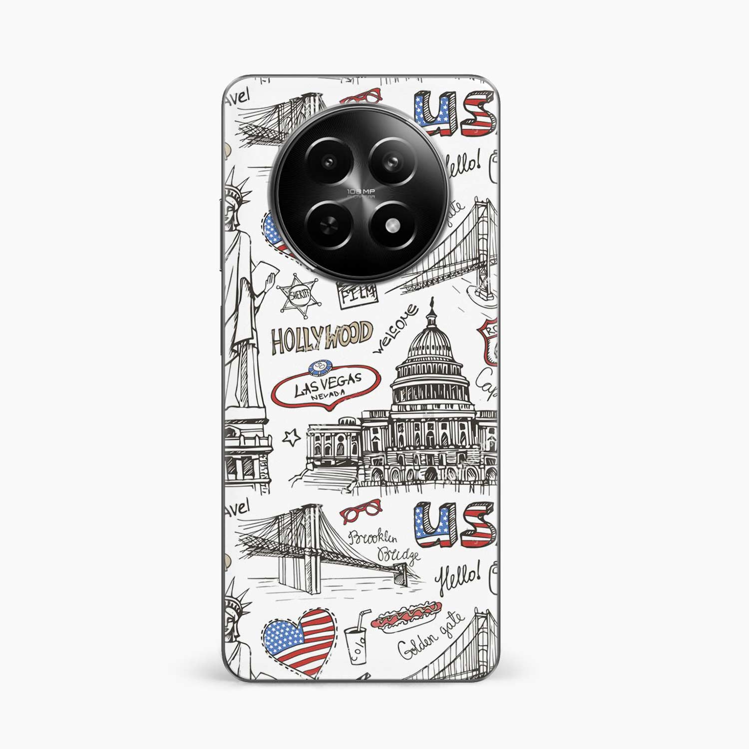 Hollywood Art Realme Narzo 70x 5G Skin Wrap