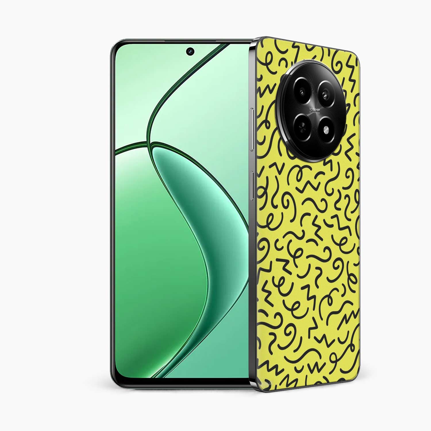 Line Art Pattern Realme C65 5G Skin Wrap