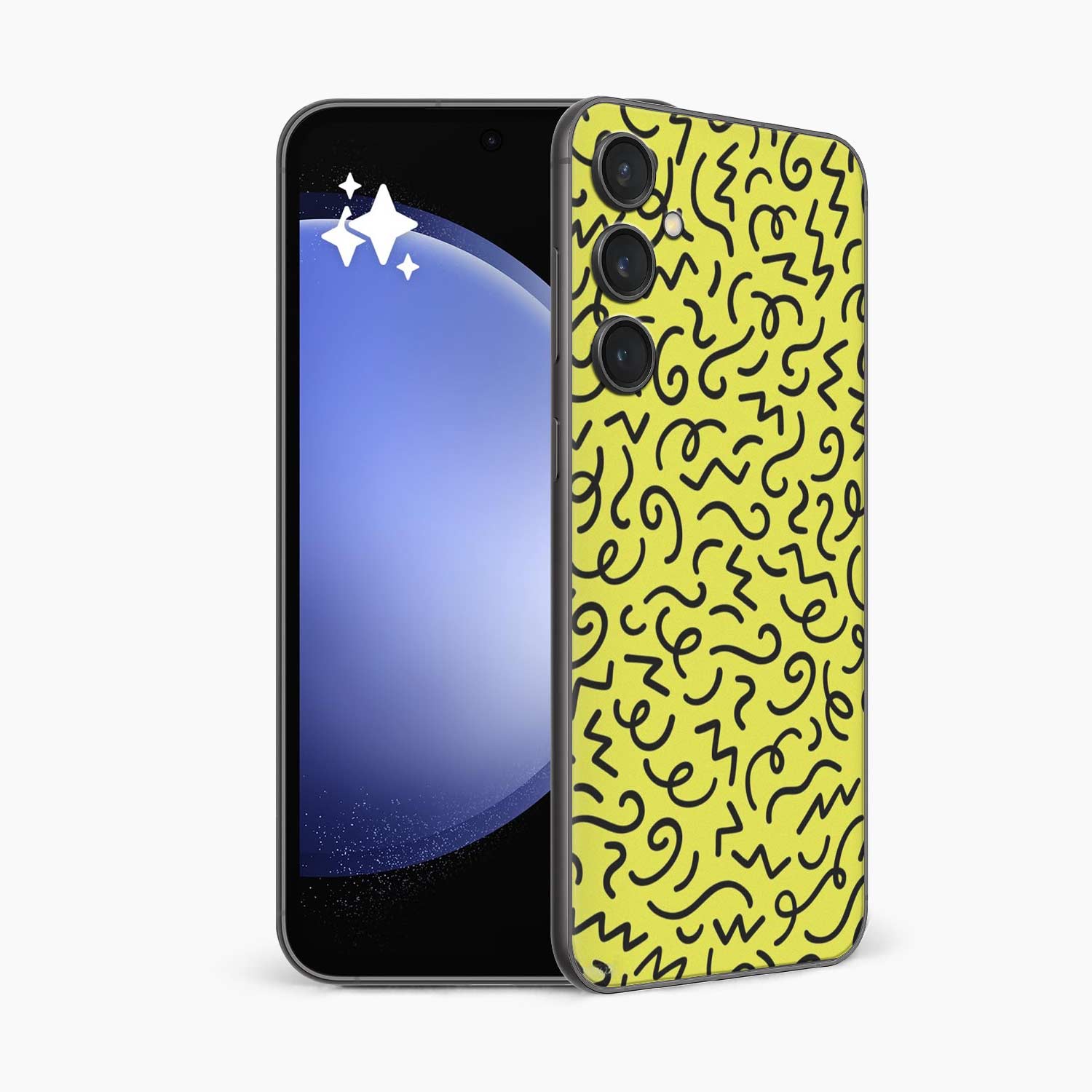 Line Art Pattern Samsung F15 5G Skin Wrap