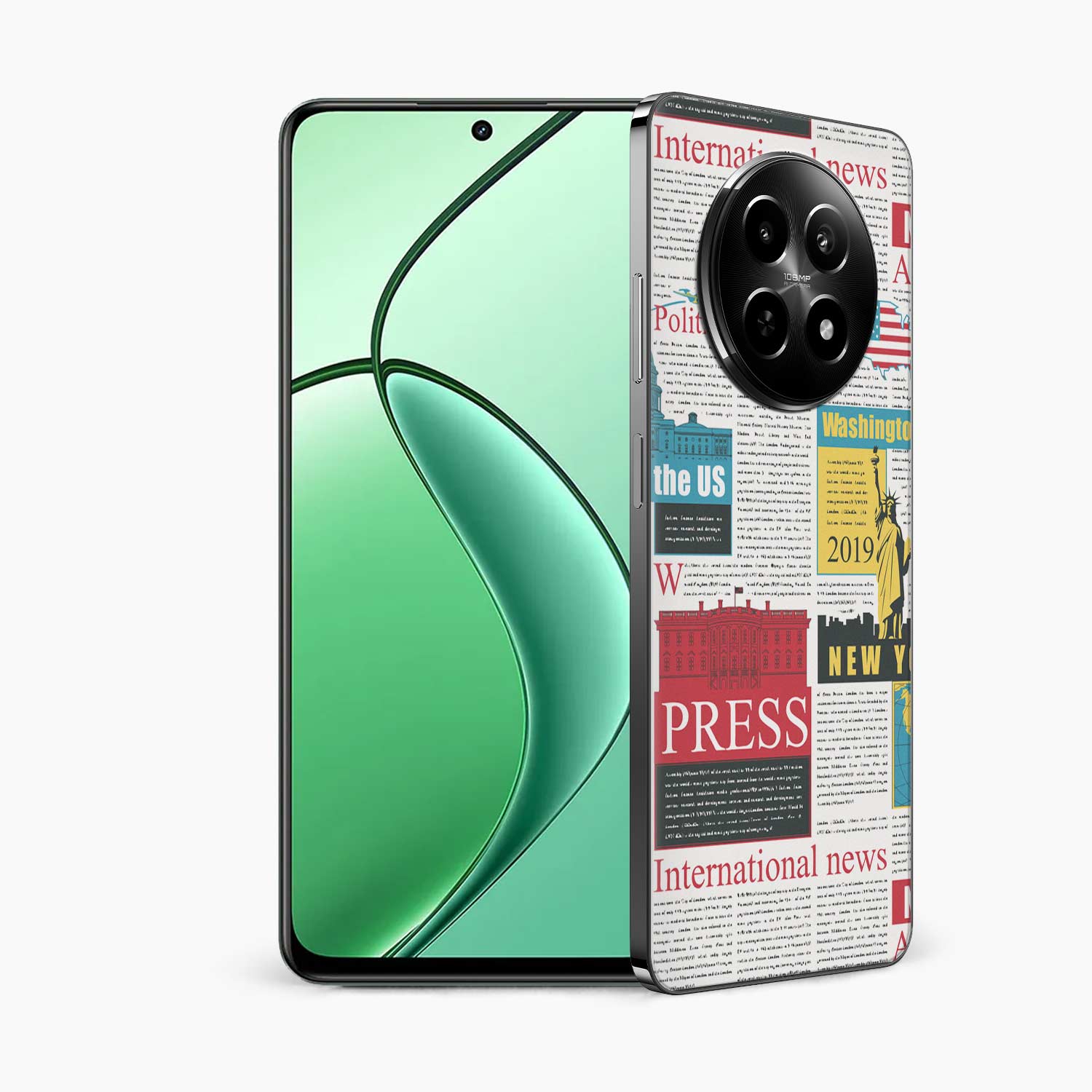 Newspapers Realme C65 5G Skin Wrap