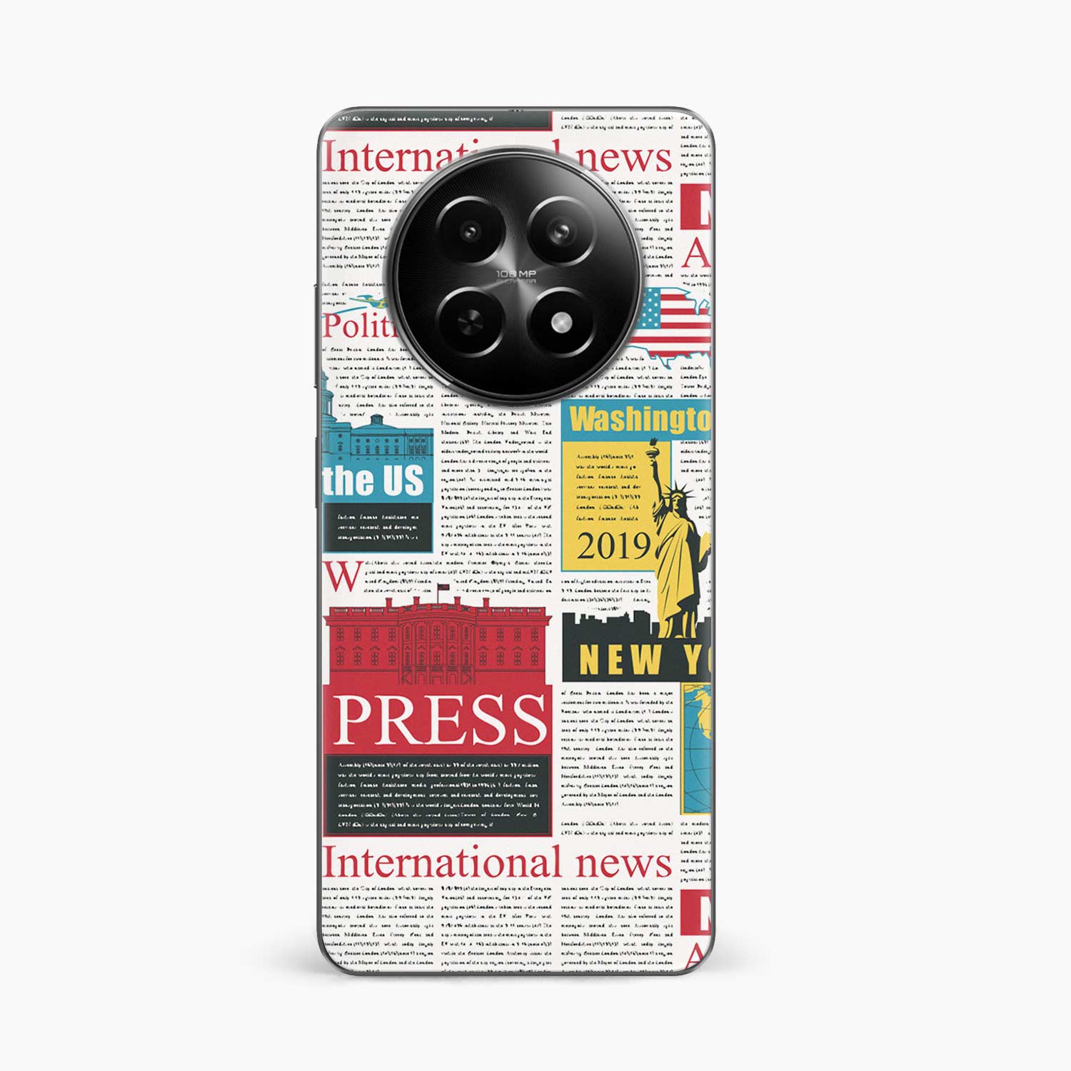 Newspapers Realme Narzo 70x 5G Skin Wrap
