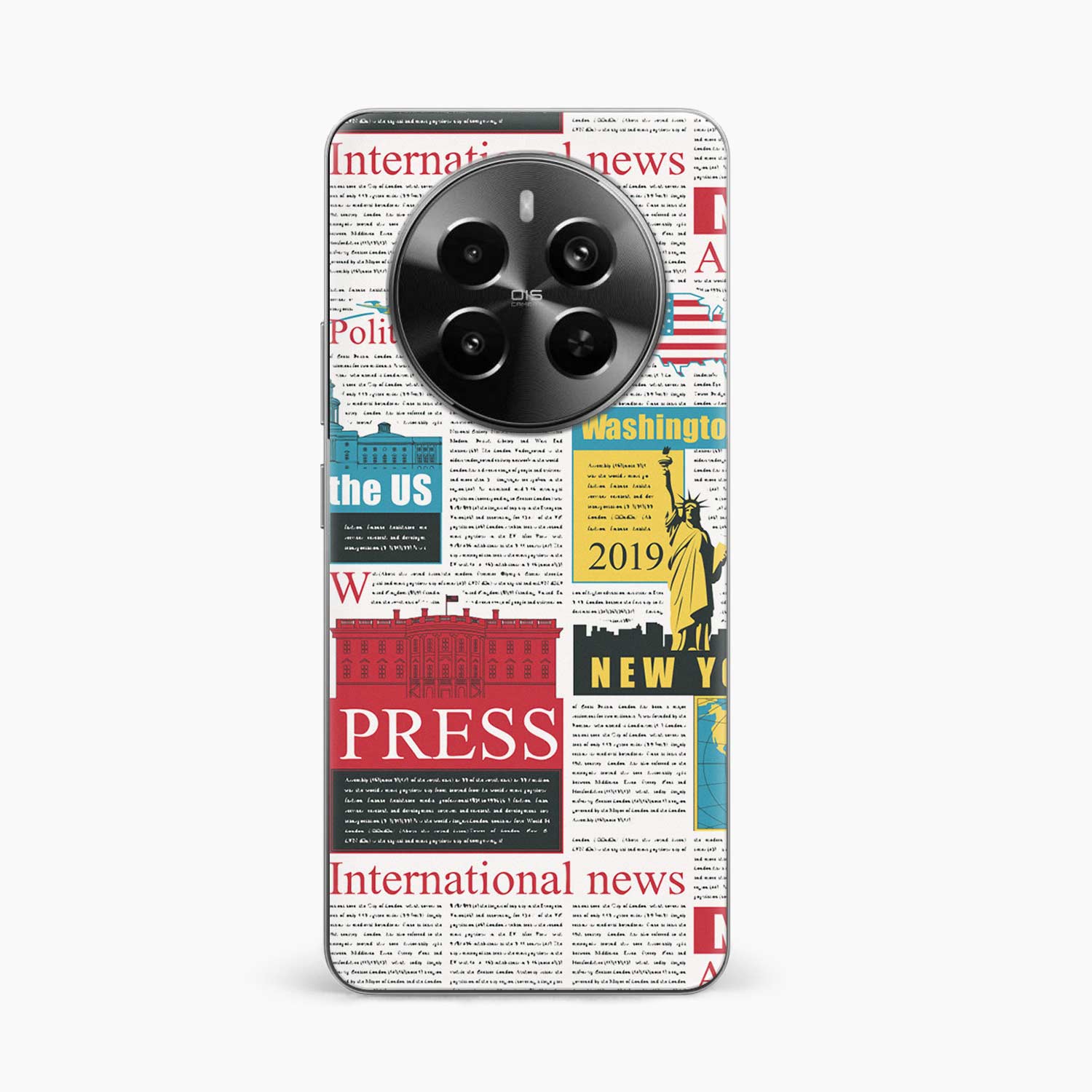 Newspapers Realme P1 5G Skin Wrap
