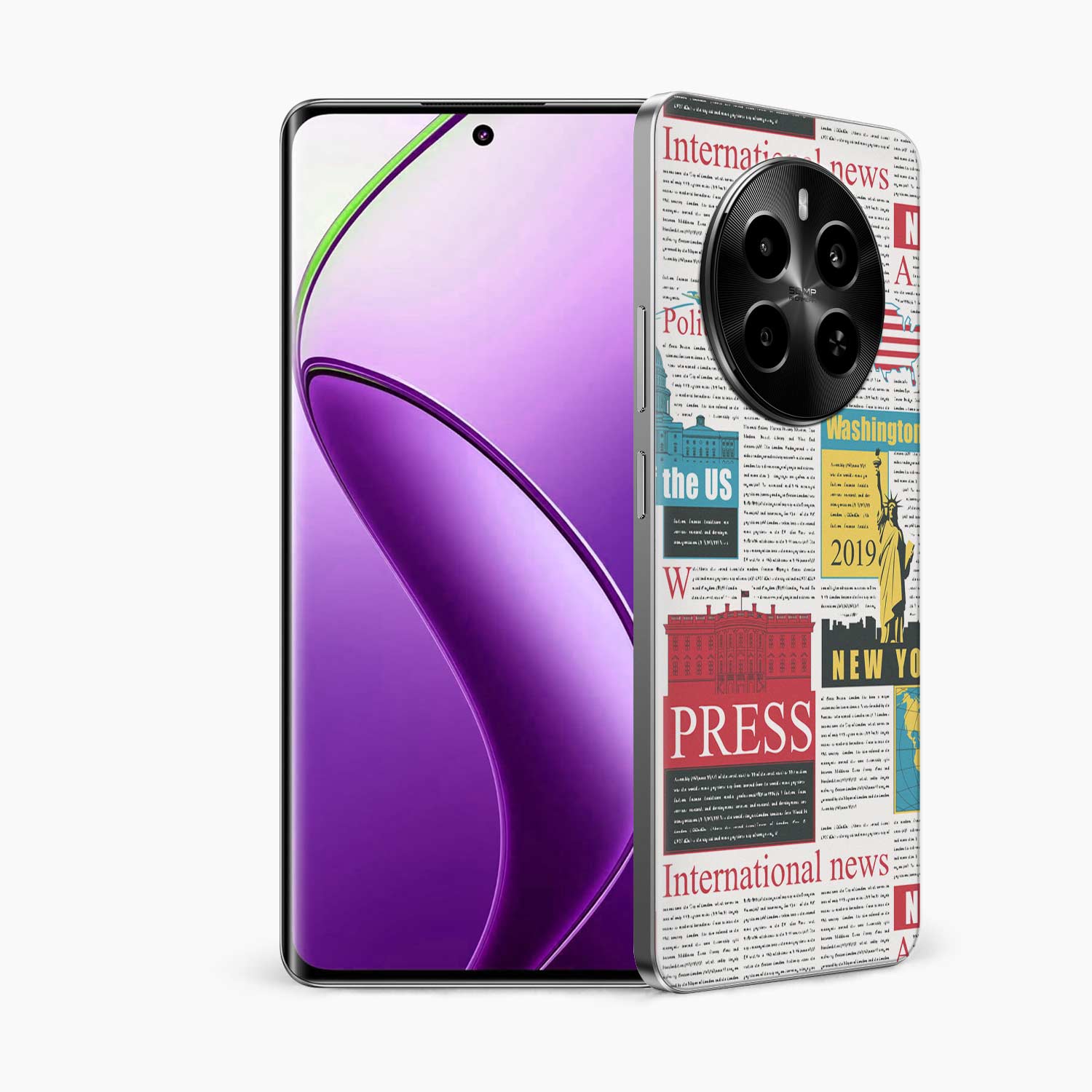 Newspapers Realme P1 5G Skin Wrap