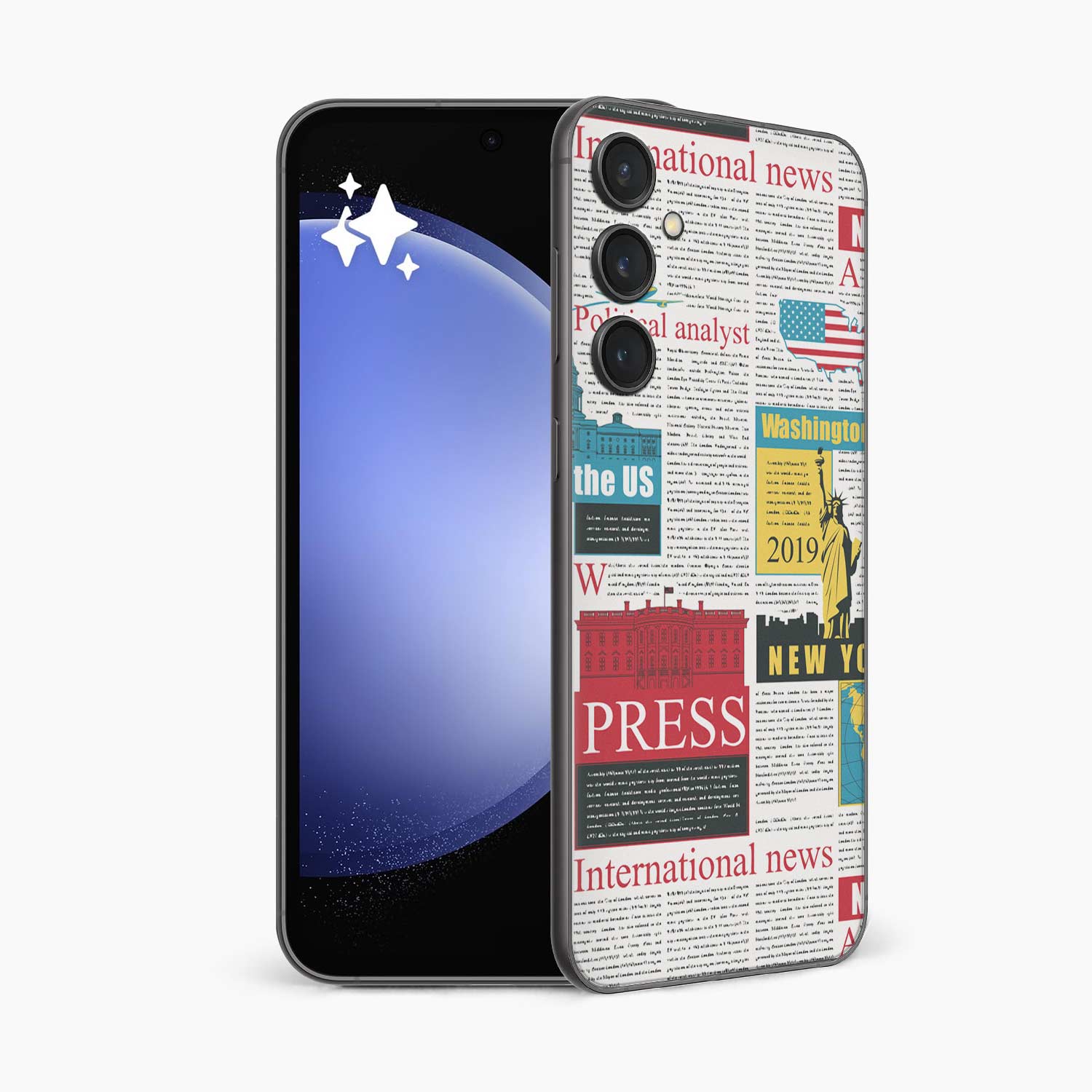 Newspapers Samsung F15 5G Skin Wrap