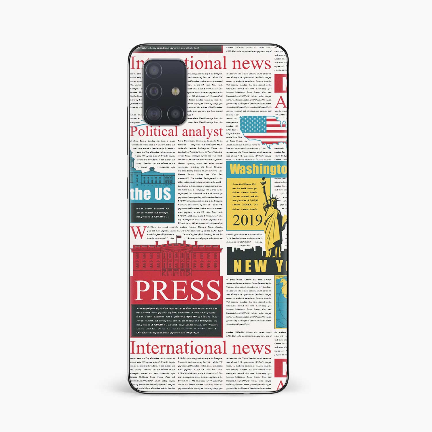 Newspapers Samsung M31s Skin Wrap
