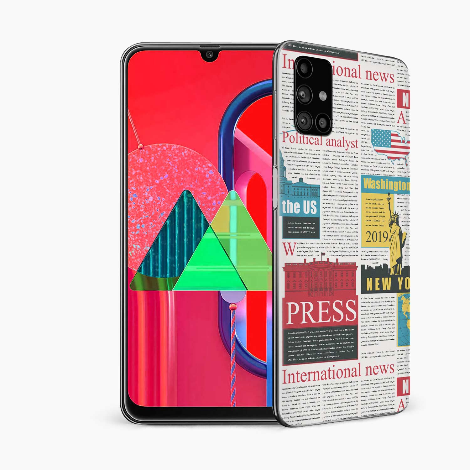 Newspapers Samsung M31s Skin Wrap