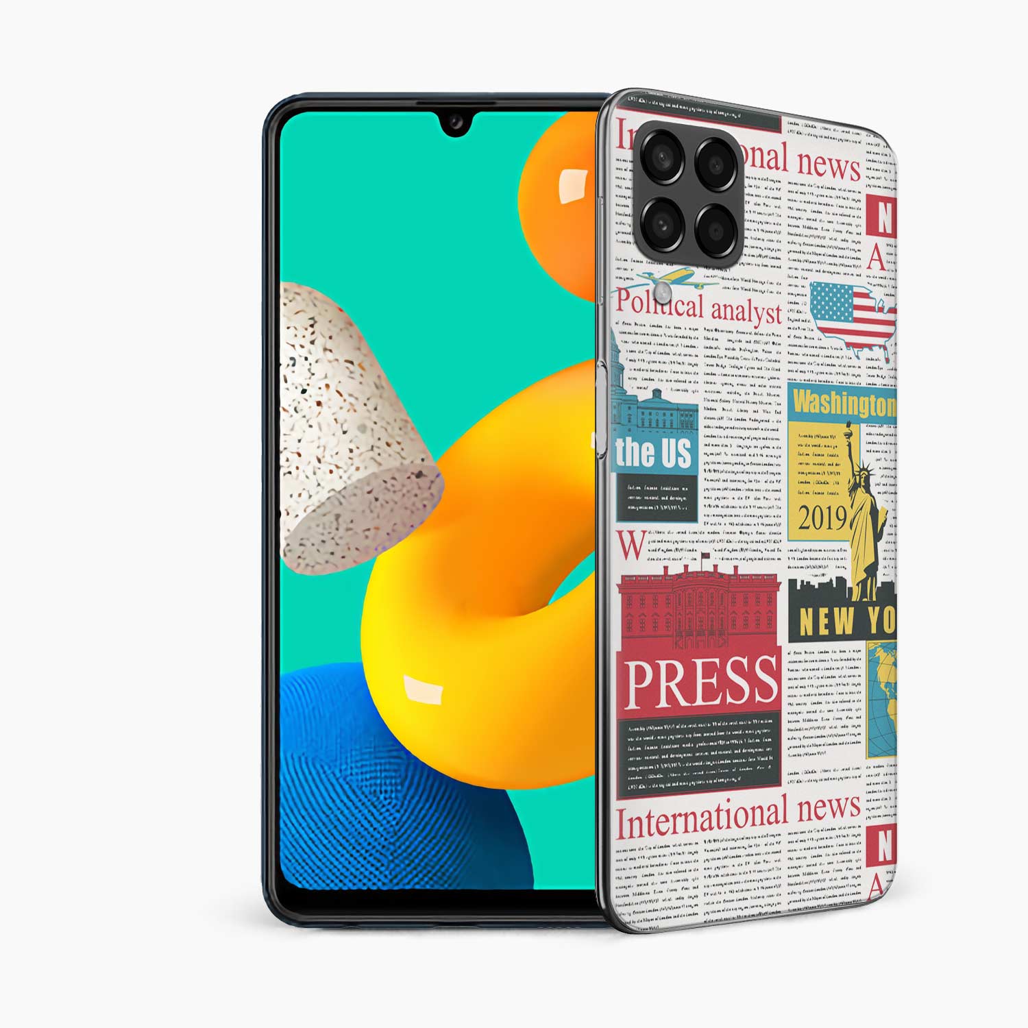 Newspapers Samsung M33 5G Skin Wrap