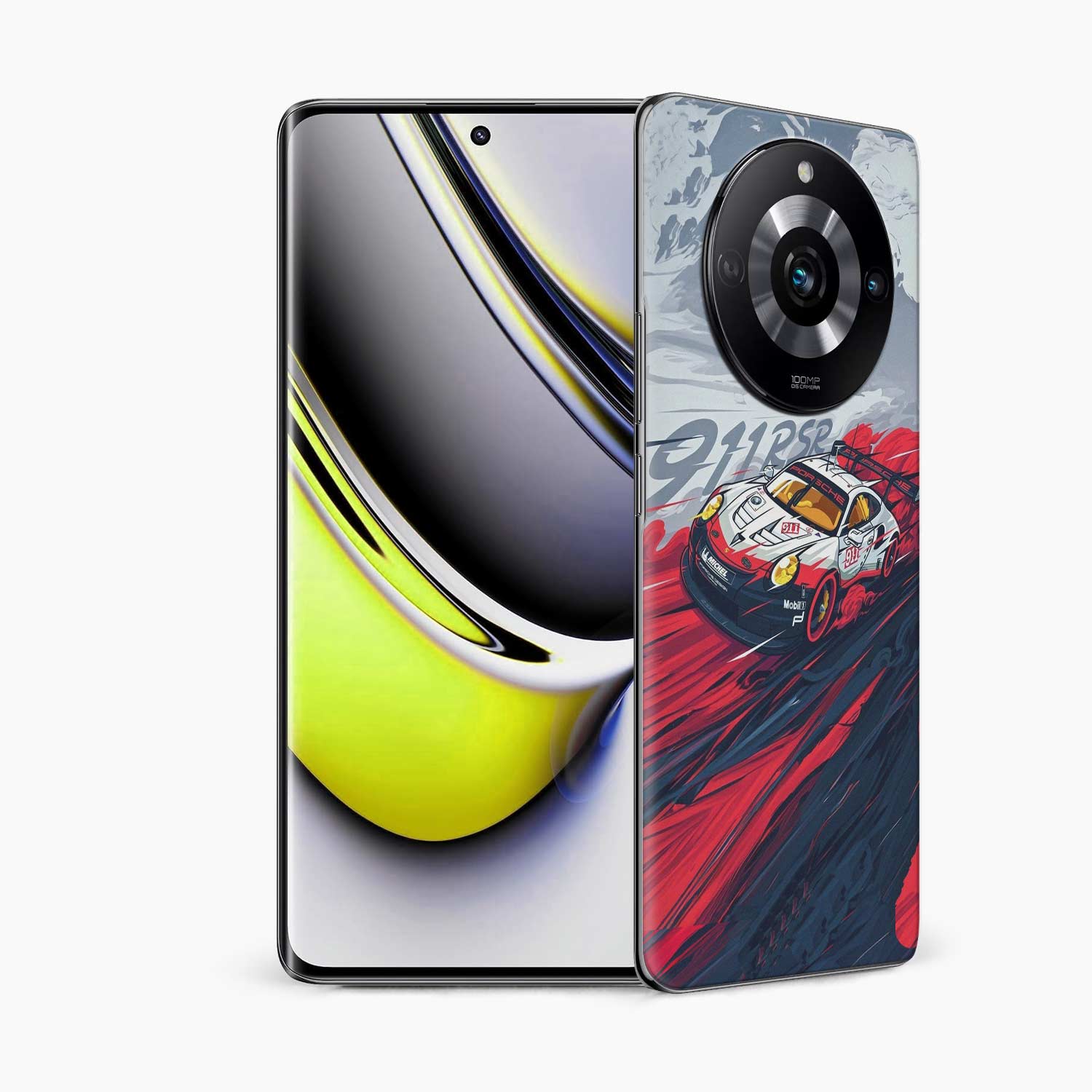 Red Sports Car Realme 11 Pro 5G Skin Wrap