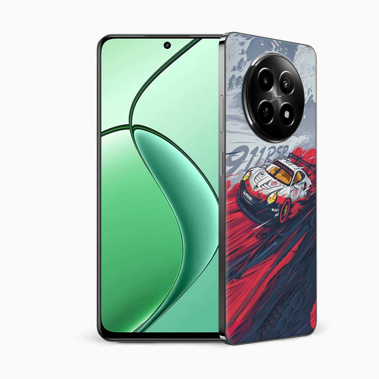 Red Sports Car Realme C65 5G Skin Wrap