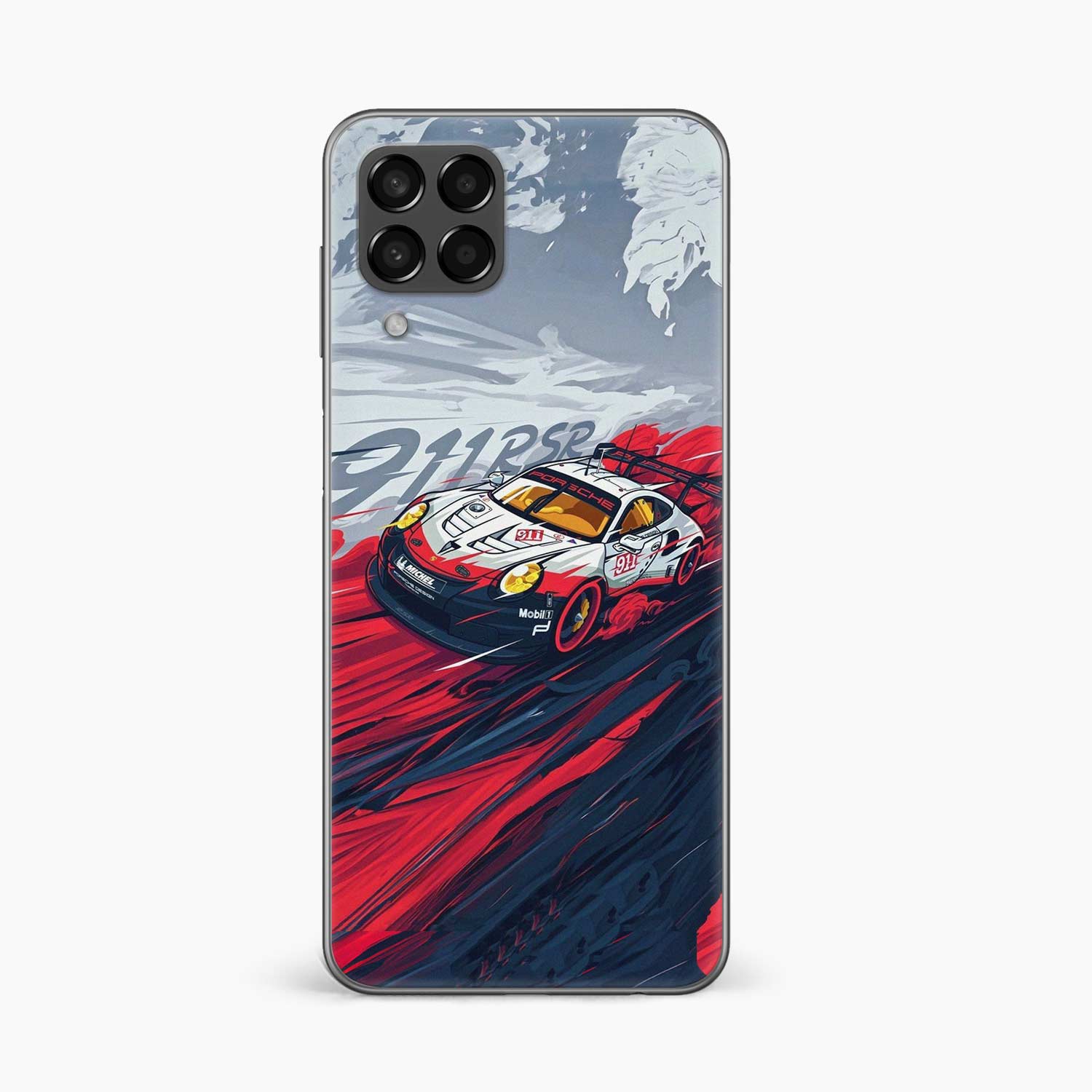 Red Sports Car Samsung M32 4G Skin Wrap