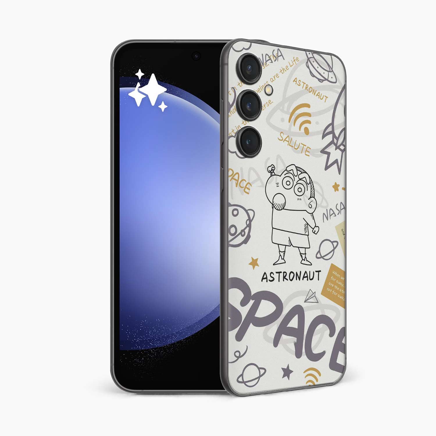 Shinchan Samsung M55 5G Skin Wrap