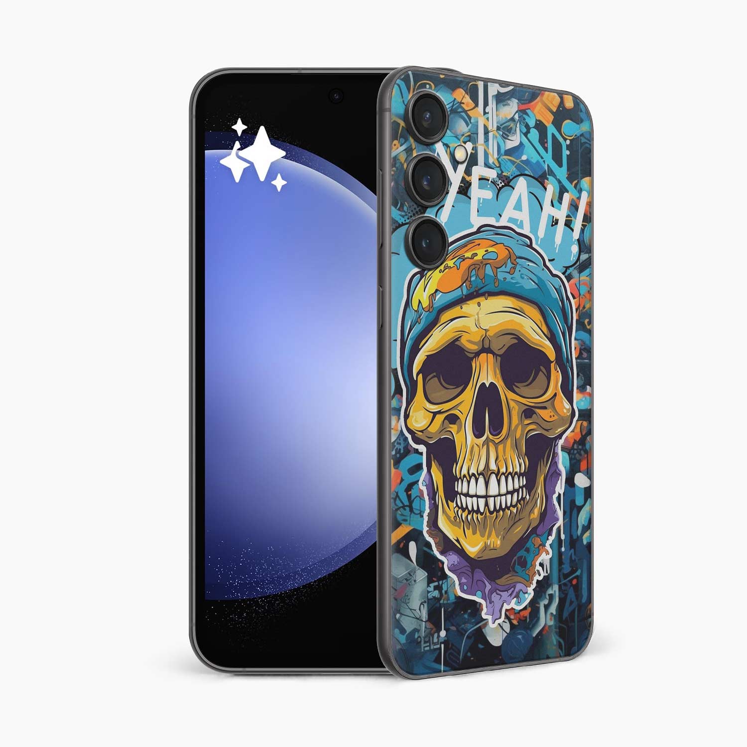 Skull Art Samsung A15 5G Skin Wrap