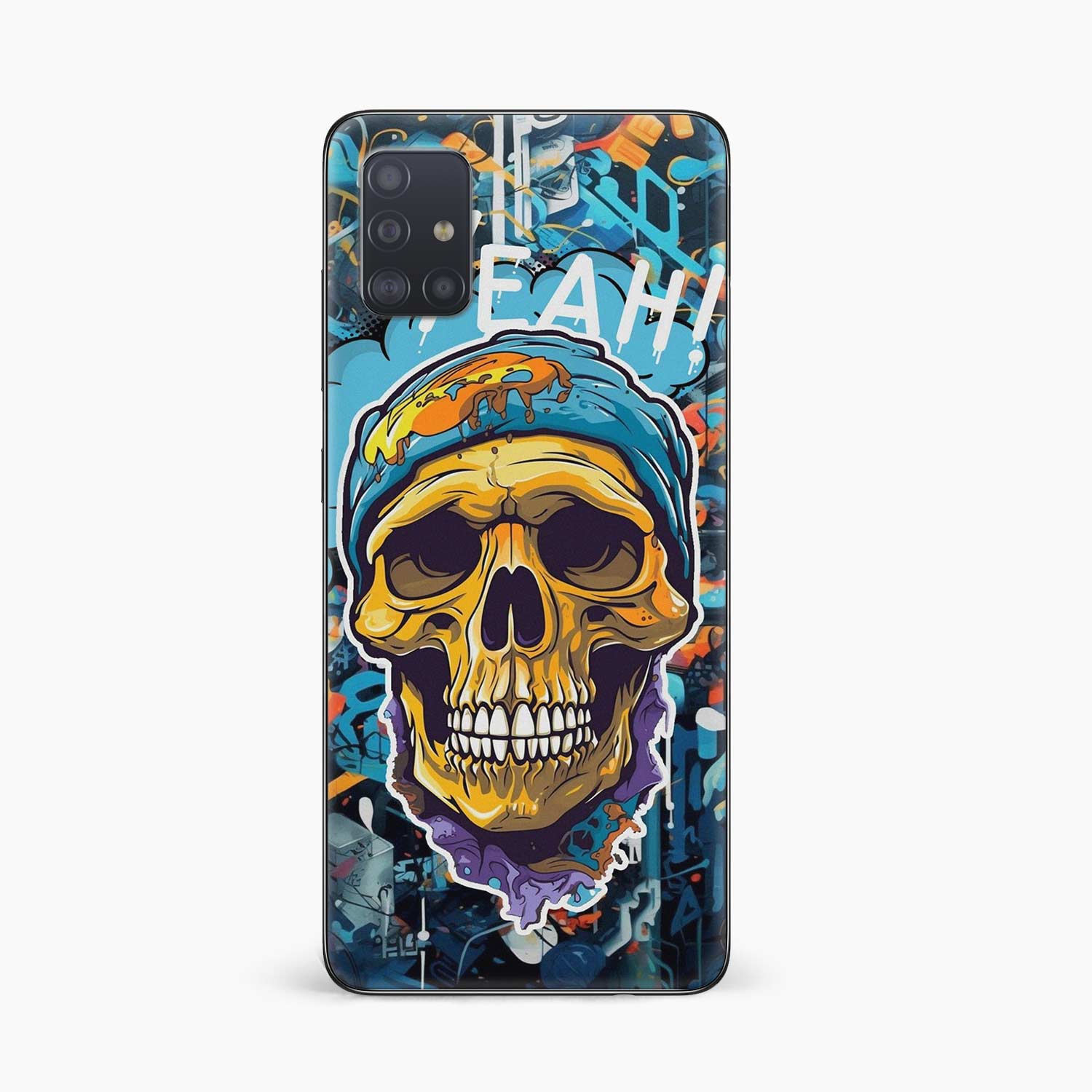 Skull Art Samsung M31s Skin Wrap