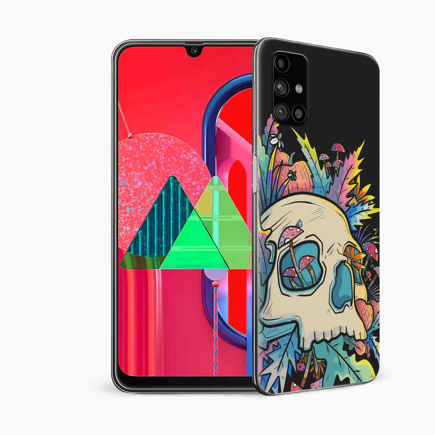 Skull Samsung M31s Skin Wrap