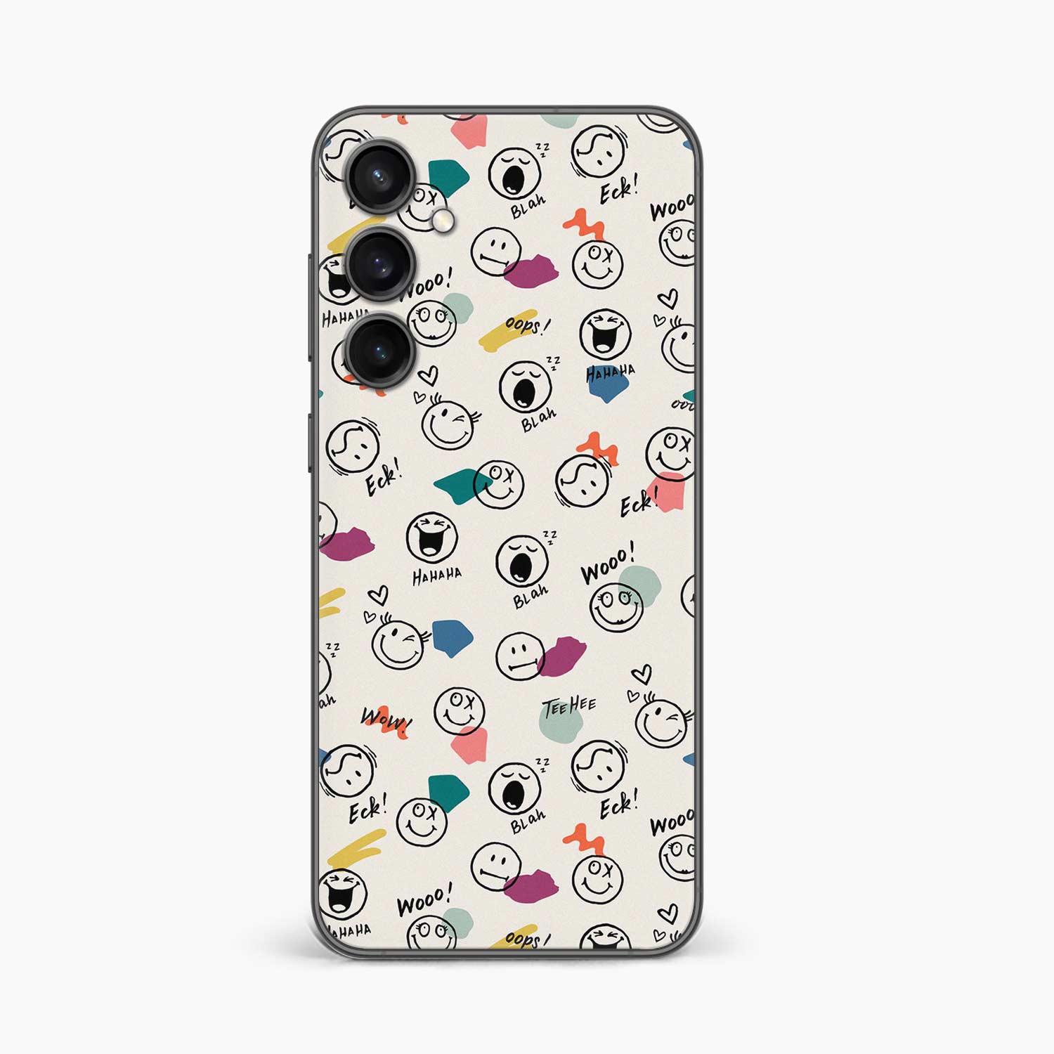 Smiley Doodle Samsung F15 5G Skin Wrap