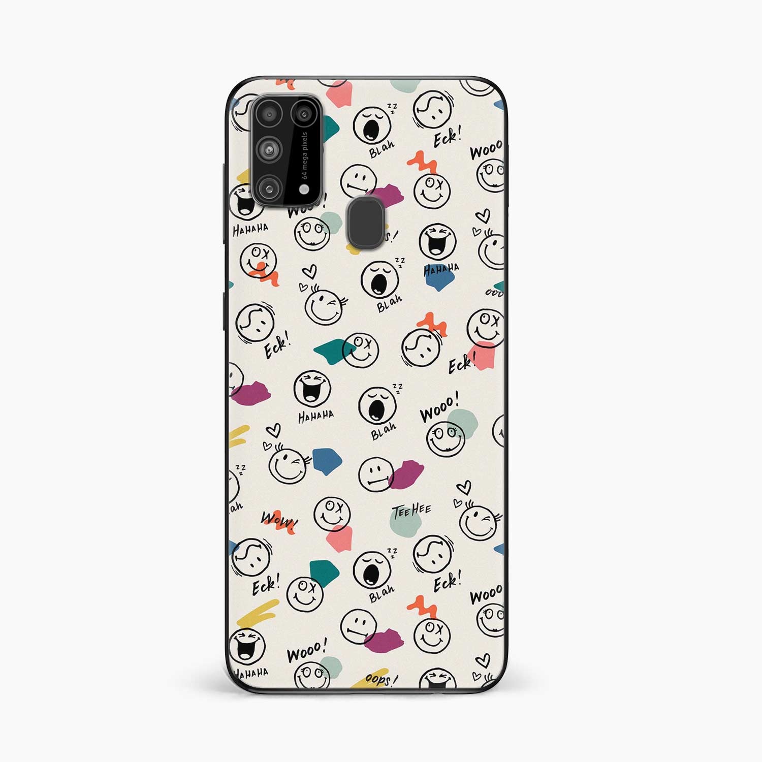 Smiley Doodle Samsung M31 Skin Wrap