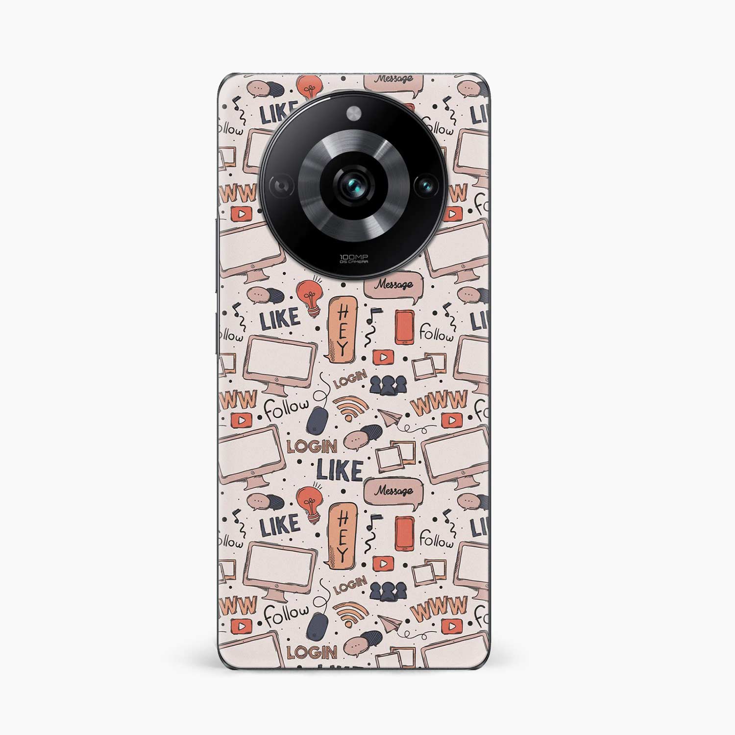 Social Media Realme Narzo 60 Pro 5G Skin Wrap