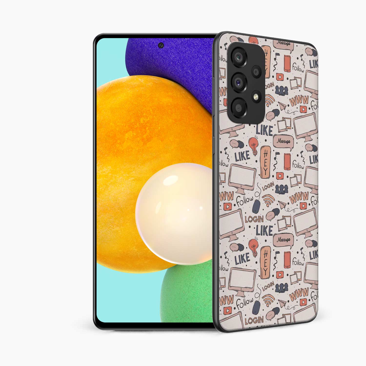 Social Media Samsung A13 Skin Wrap