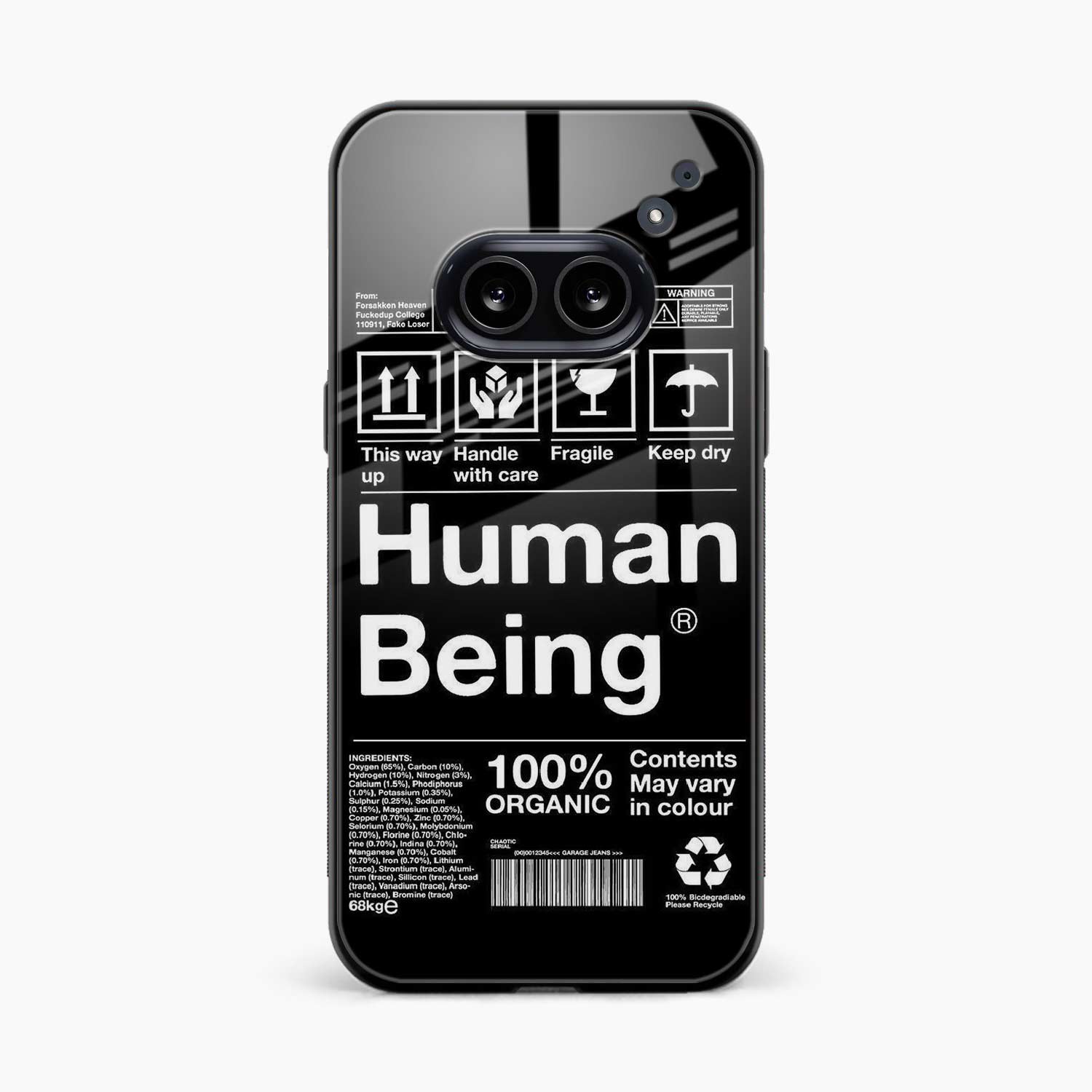 Being Human Nothing Phone 2a Plus Back Cover