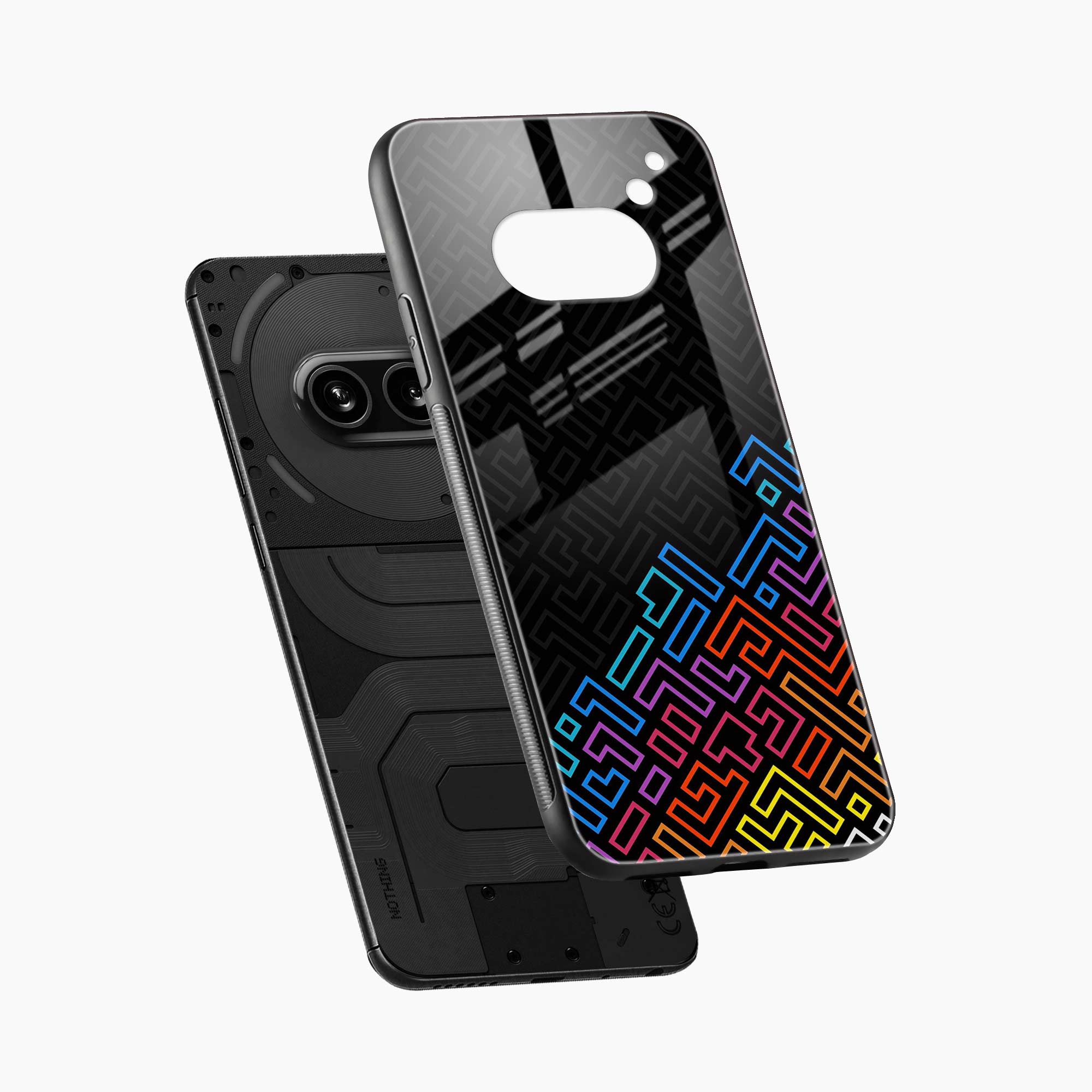 Black Maze Nothing Phone 2a Plus Back Cover
