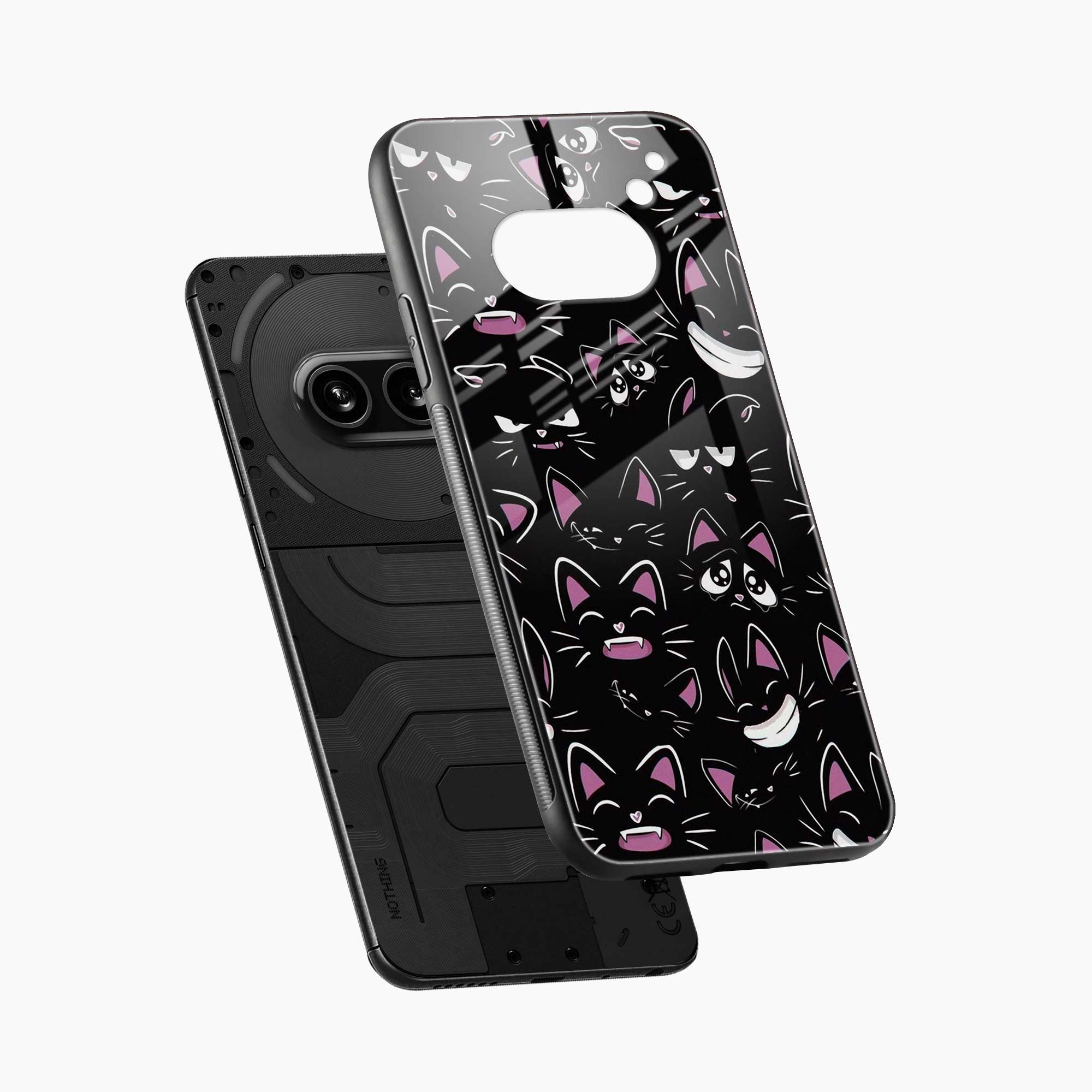 Cute Black Cat Nothing Phone 2a Plus Back Cover