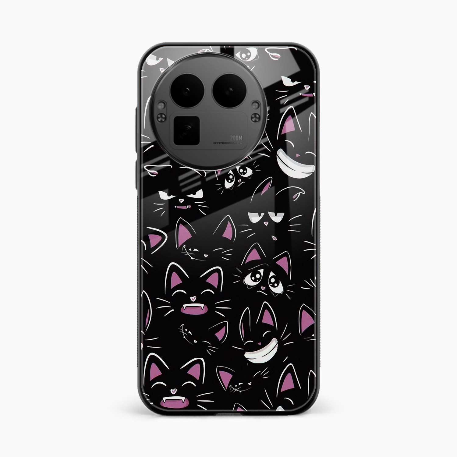 Cute Black Cat Realme Gt 8 Pro Back Cover
