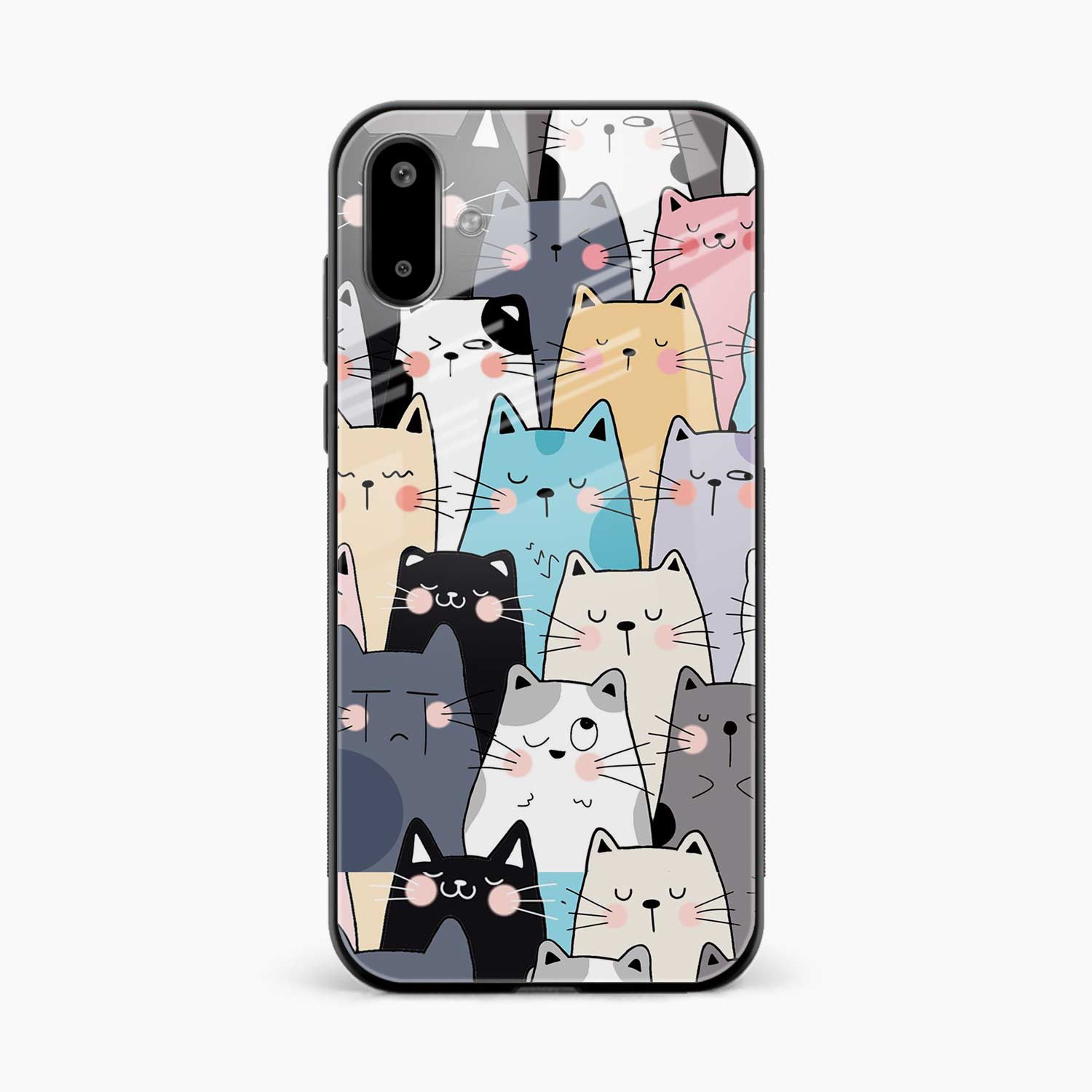 Cute Cat Samsung F07 Back Cover