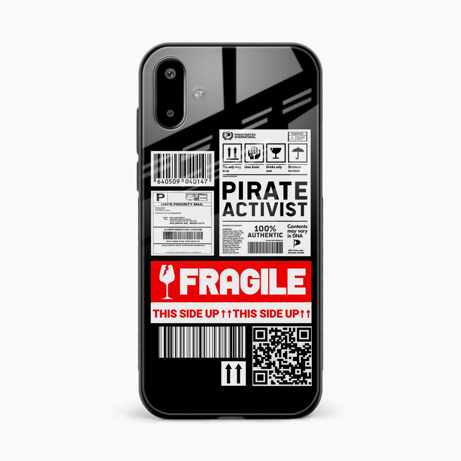 Fragile Samsung F07 Back Cover