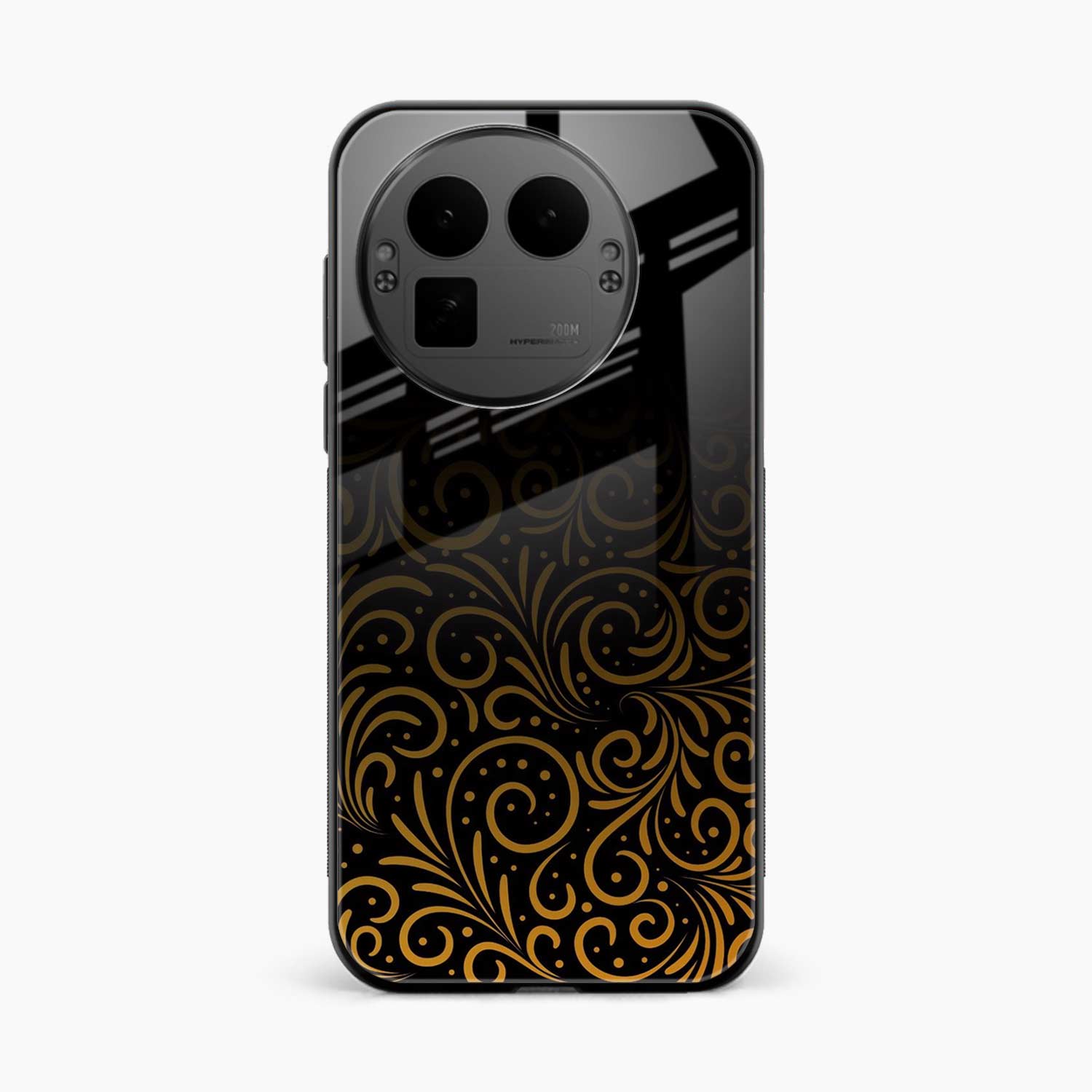 Golden Swirl Realme Gt 8 Pro Back Cover